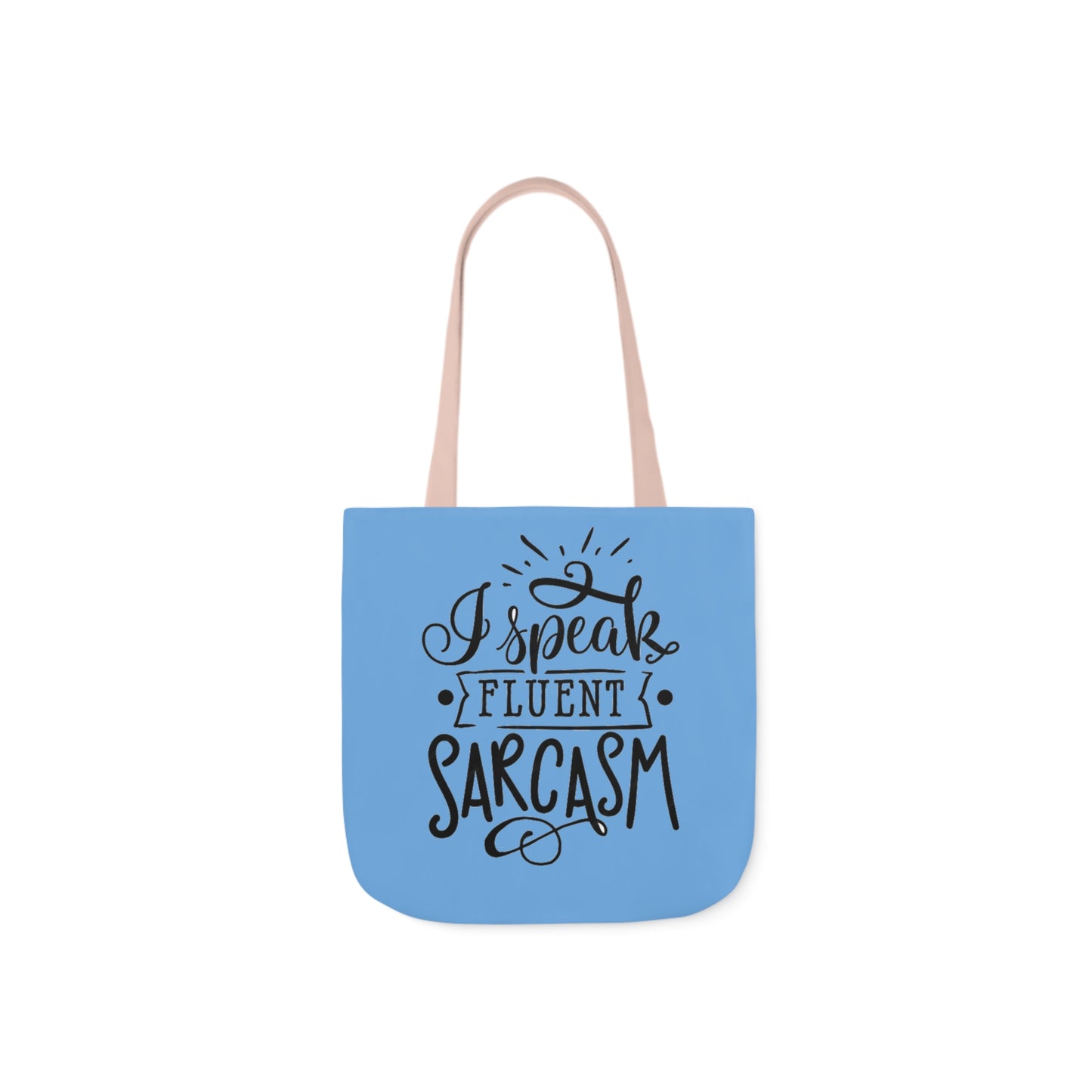 I Speak - Canvas Tote Bag, 5-Color Straps