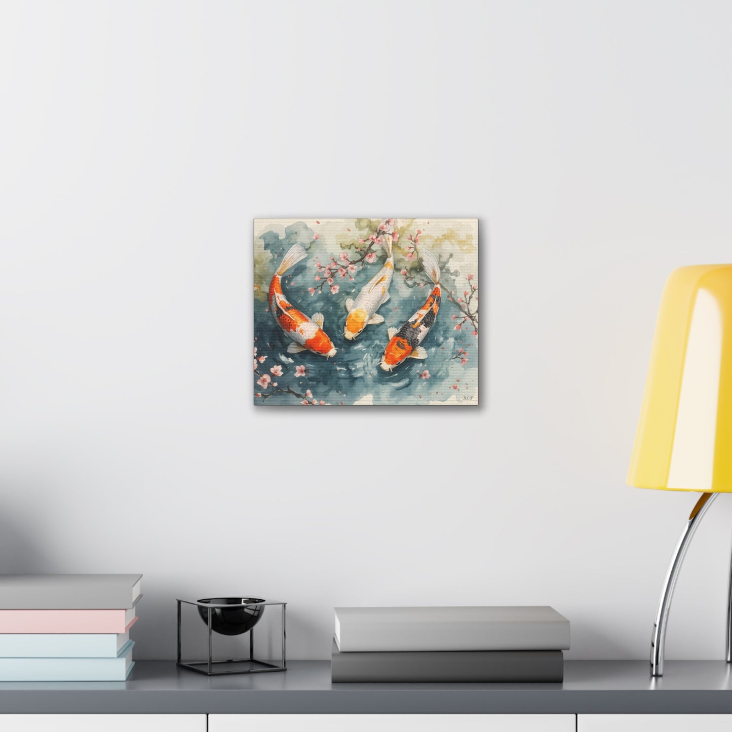 Three KOI - Canvas Stretched, 0.75" - 2026 Wall Art - Animals