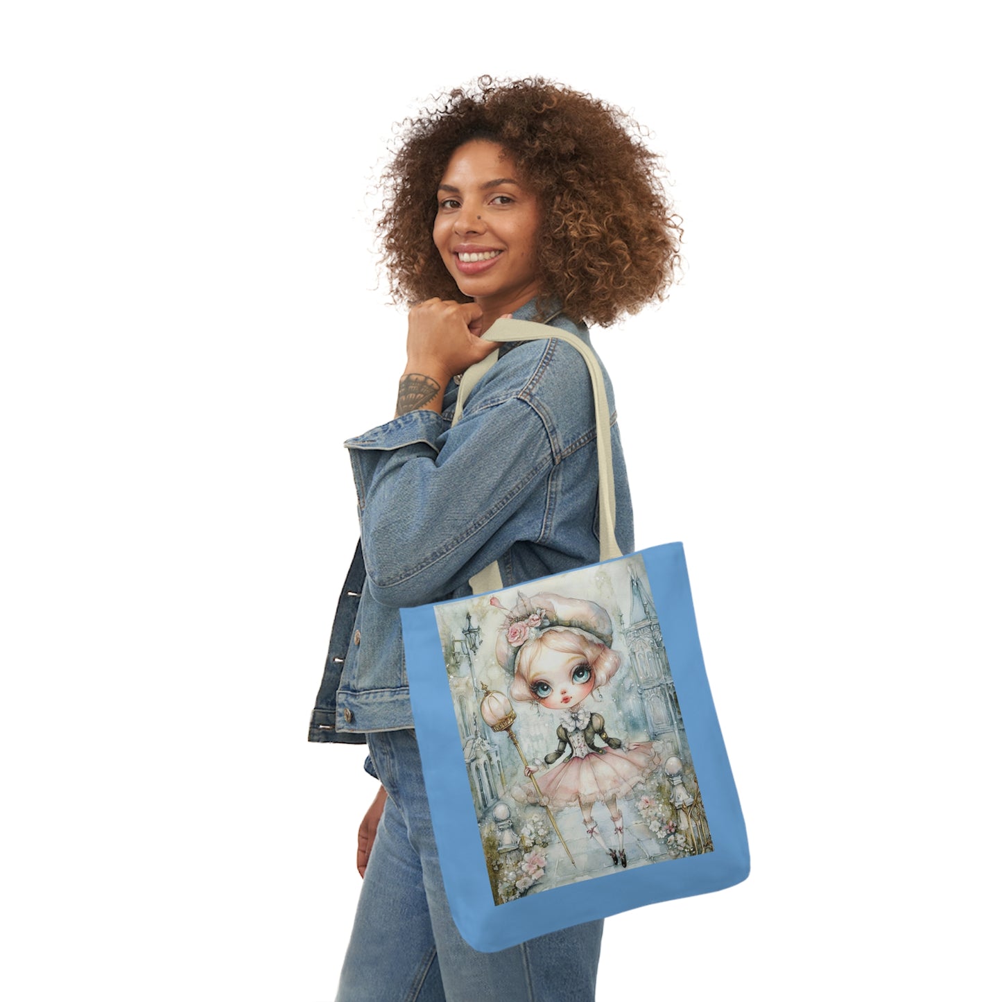 Tiny Dancer - Canvas Tote Bag, 5-Color Straps