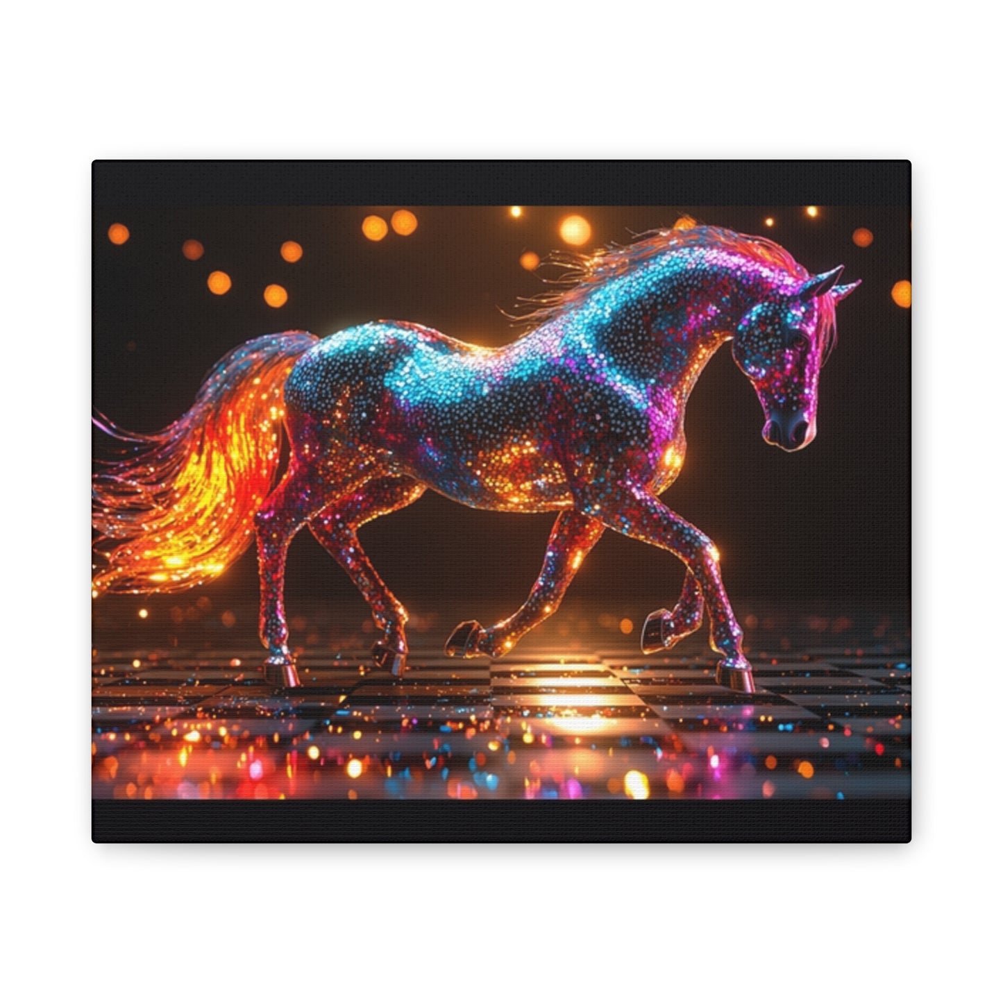 Bling Stallion - Canvas Stretched, 0.75"