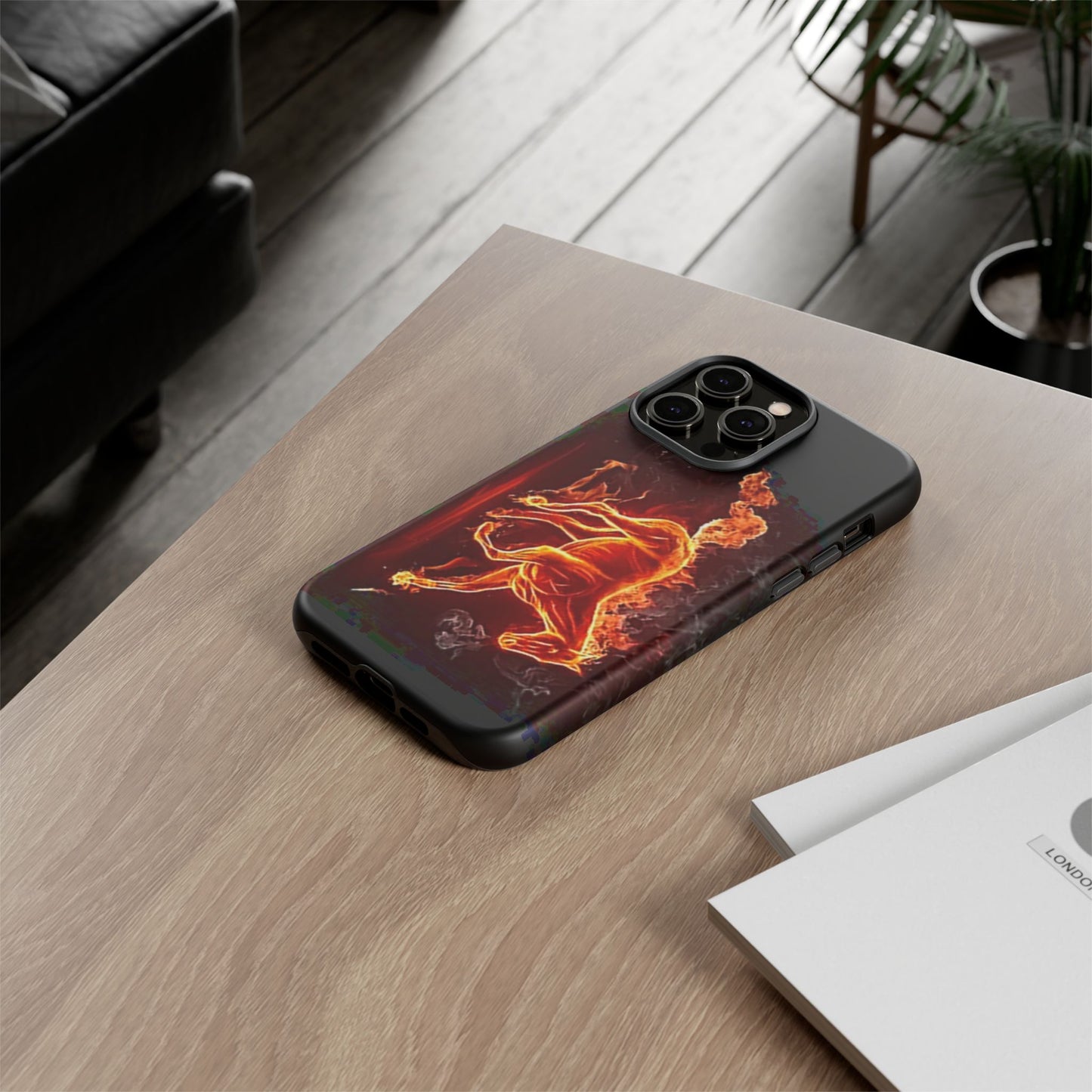 Burning Horse - Whimsical Phone Cases