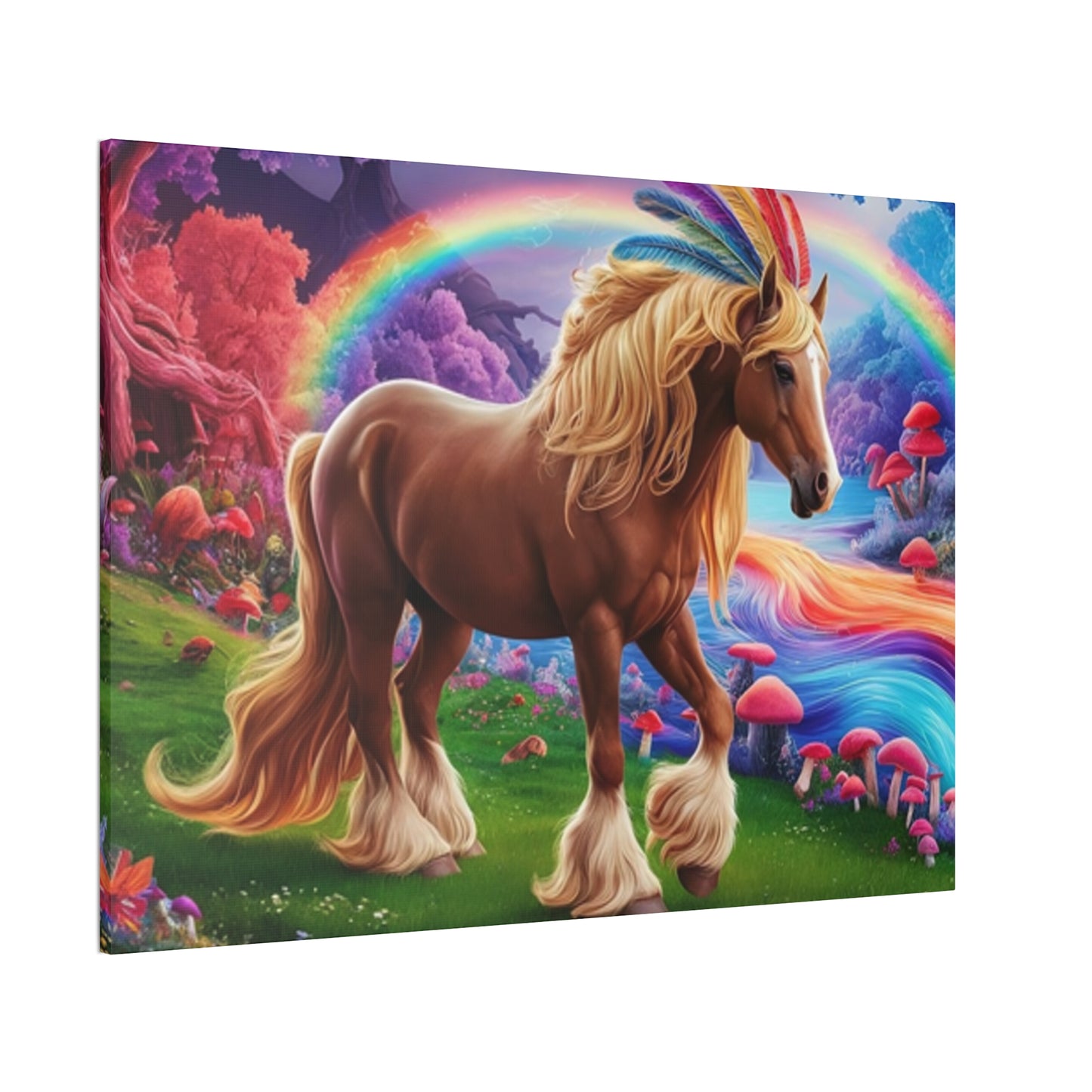 Colorful Horse - Canvas Stretched, 0.75"