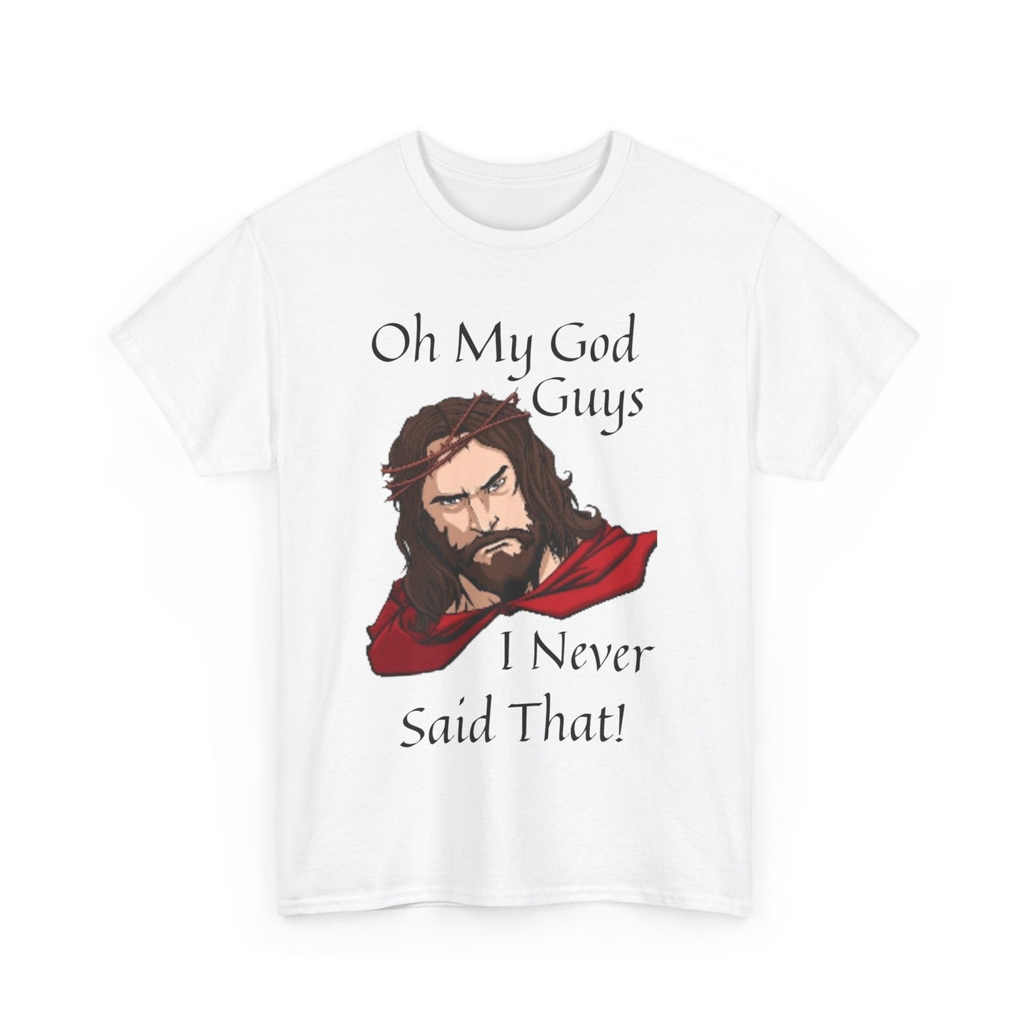 Oh My God - Unisex Heavy Cotton Tee - T-Shirts - Religious