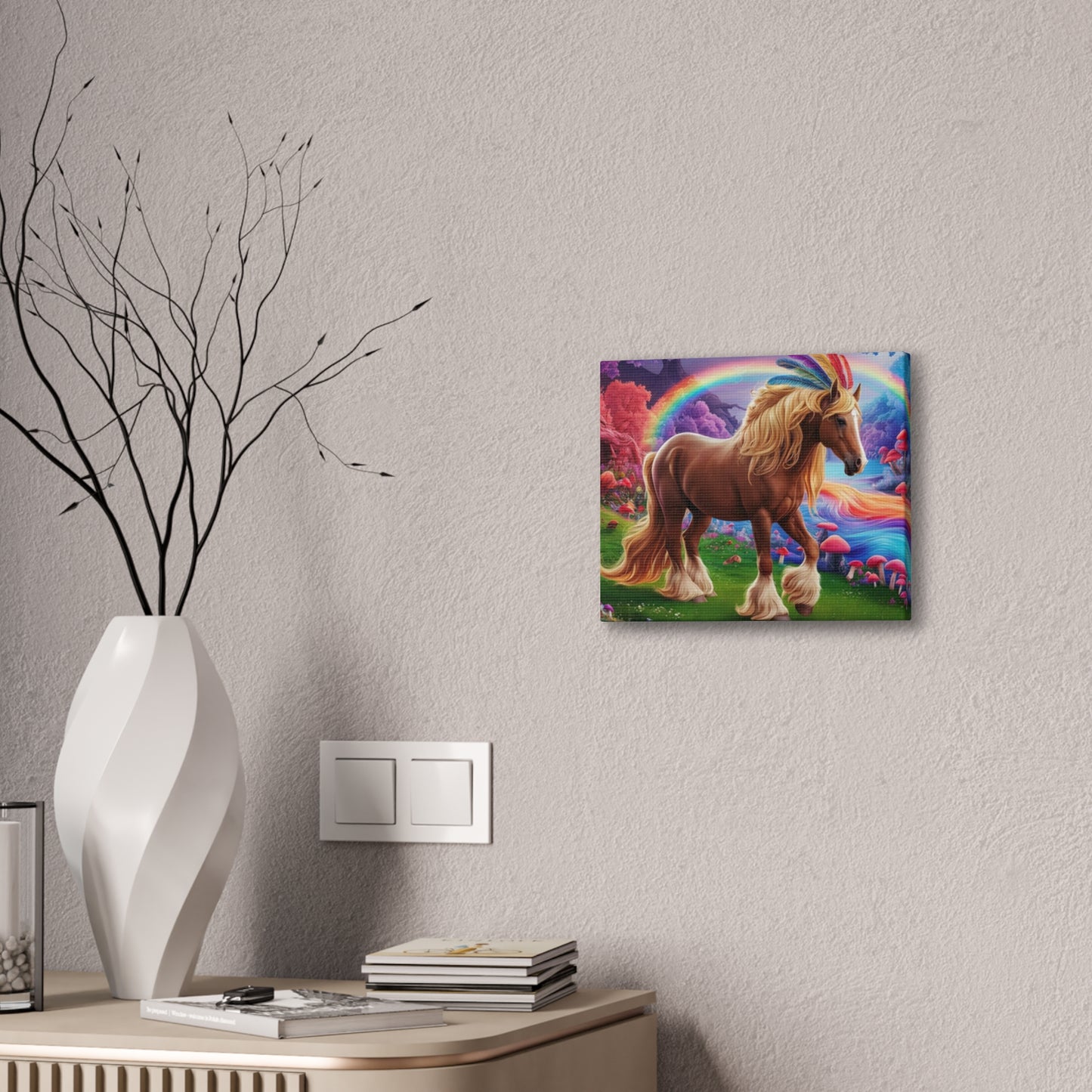 Colorful Horse - Canvas Stretched, 0.75"