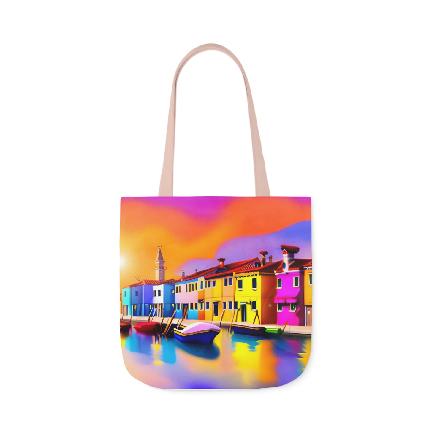 Venice - Canvas Tote Bag, 5-Color Straps