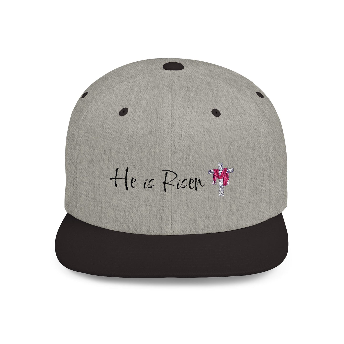 He is Risen - Black - Embroidered - Low Profile Baseball Cap - Easter - Mother's Day - Father's Day - Easter 1