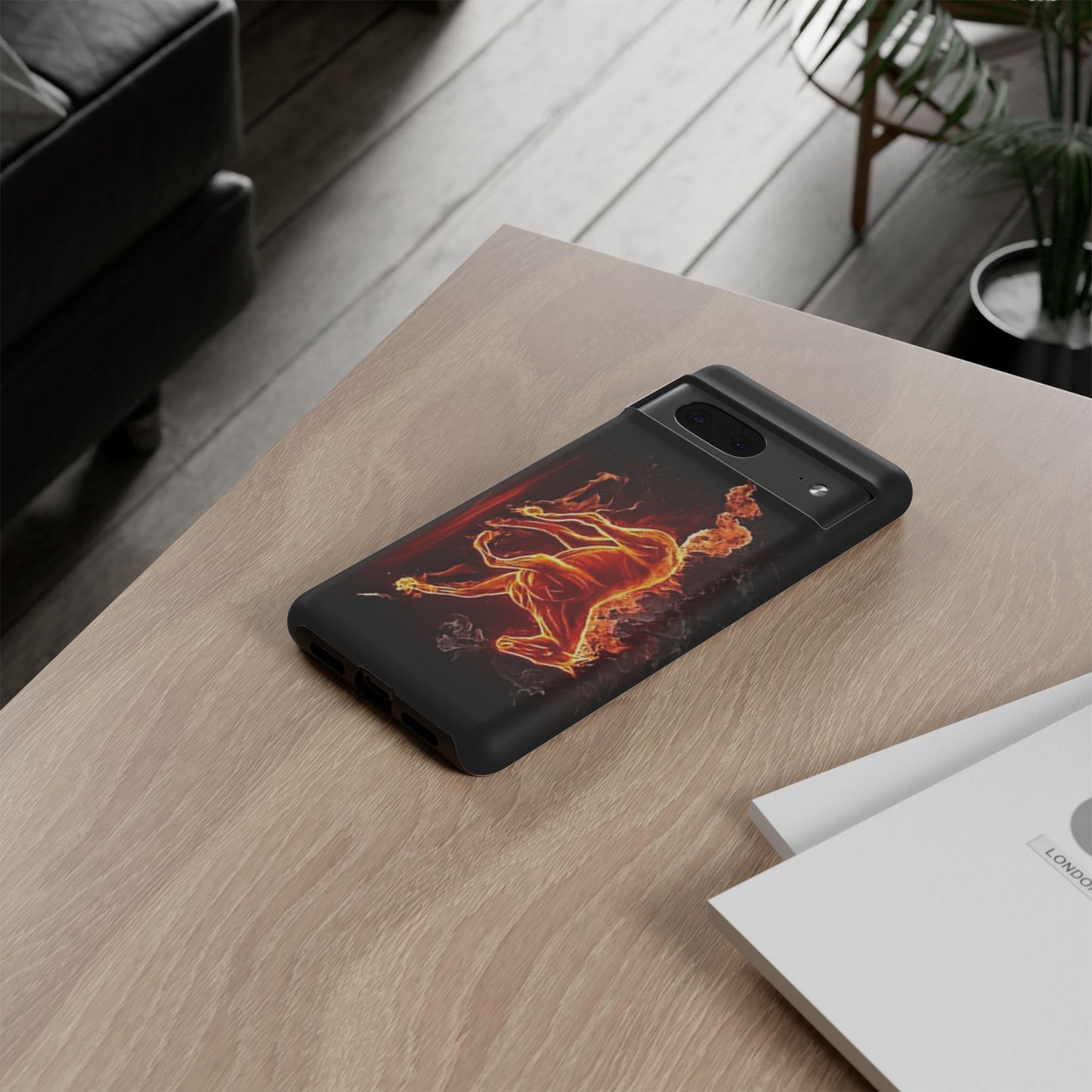 Burning Horse - Whimsical Phone Cases