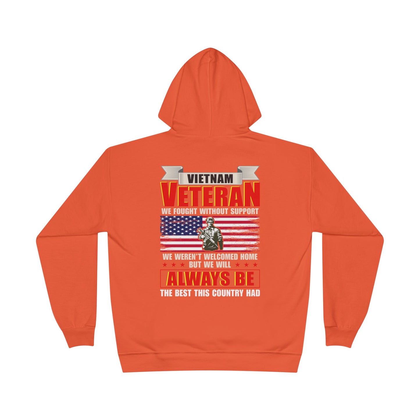 Military - Veteran - Unisex EcoSmart® Pullover Hoodie Sweatshirt