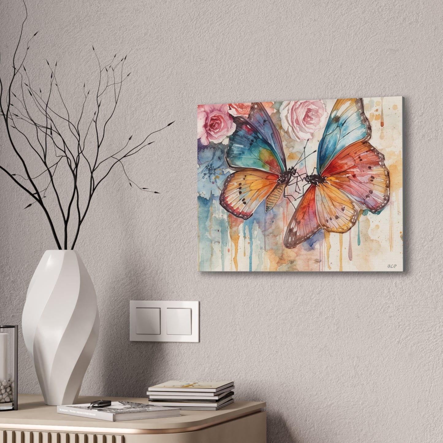 Butterflies - Canvas Stretched, 0.75" - 2026 Wall Art - Animals