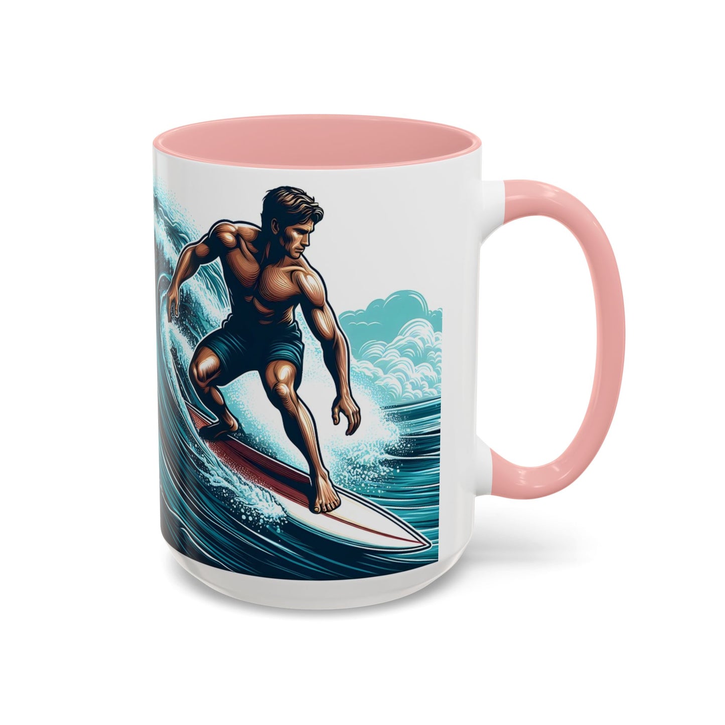 Surfer - Accent Coffee Mug (11, 15oz)