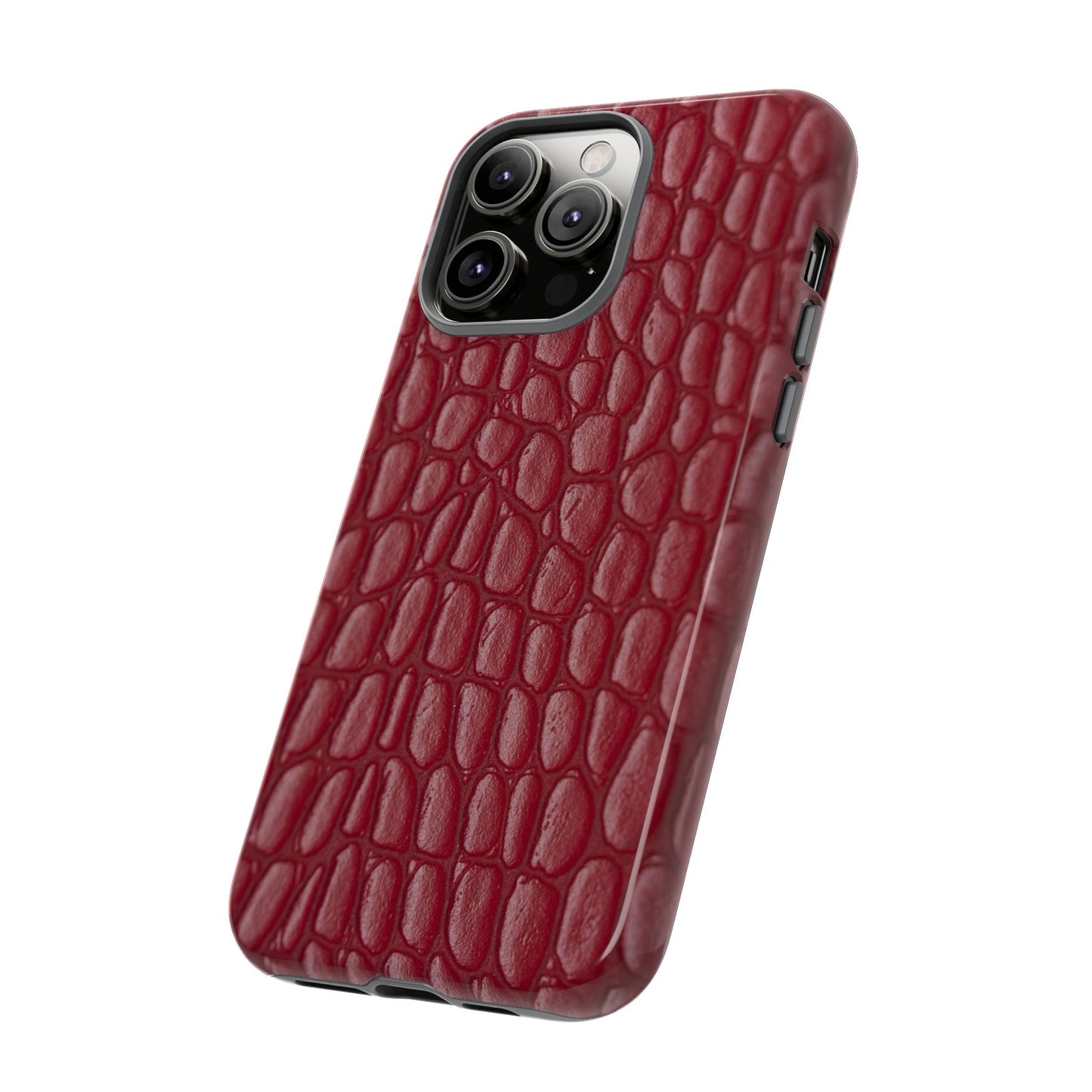 Red Leather - Tough Cases - Whimsical Phone Cases