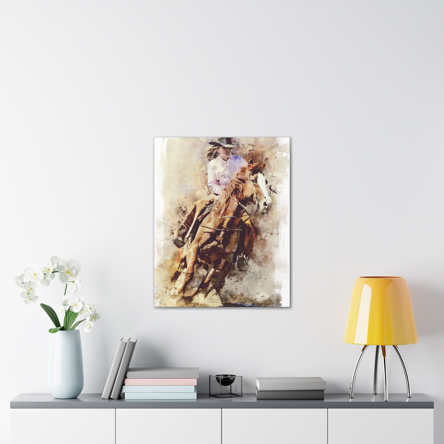 Barrel Racer - Canvas Stretched, 0.75" - Mother's Day