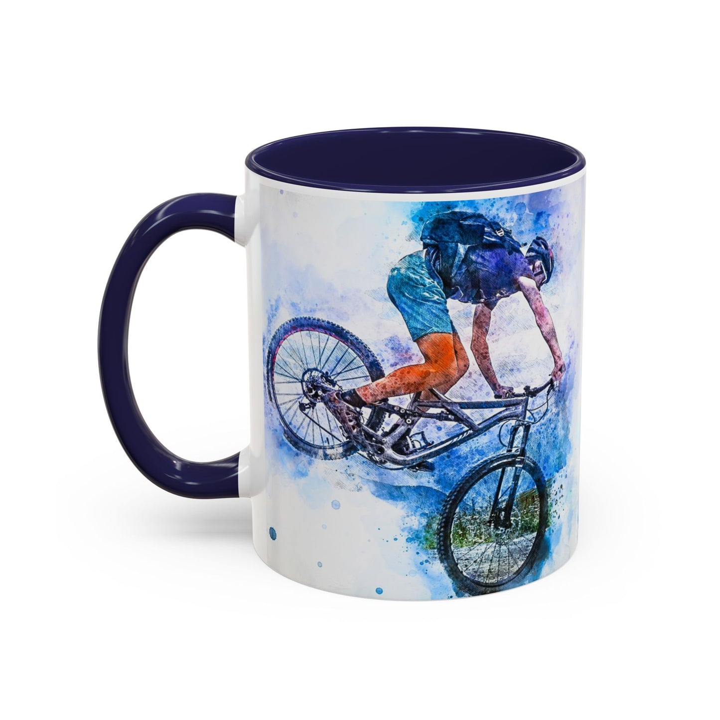 Mountain Bike - Accent Coffee Mug (11, 15oz)