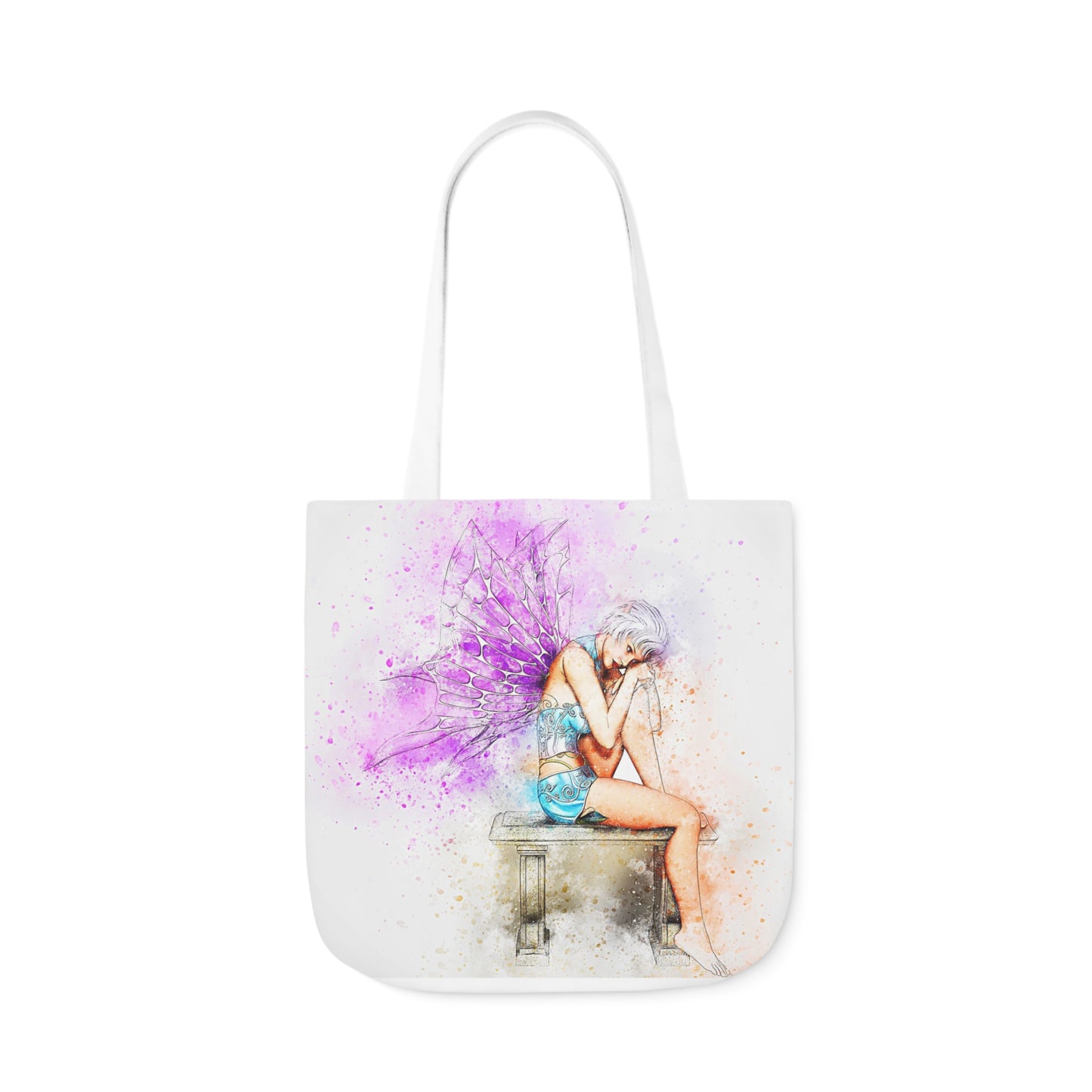 Fairy - Canvas Tote Bag, 5-Color Straps