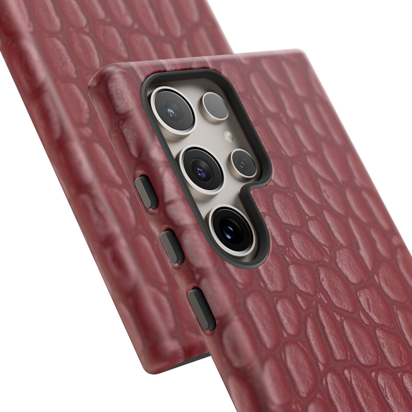 Red Leather - Tough Cases - Whimsical Phone Cases