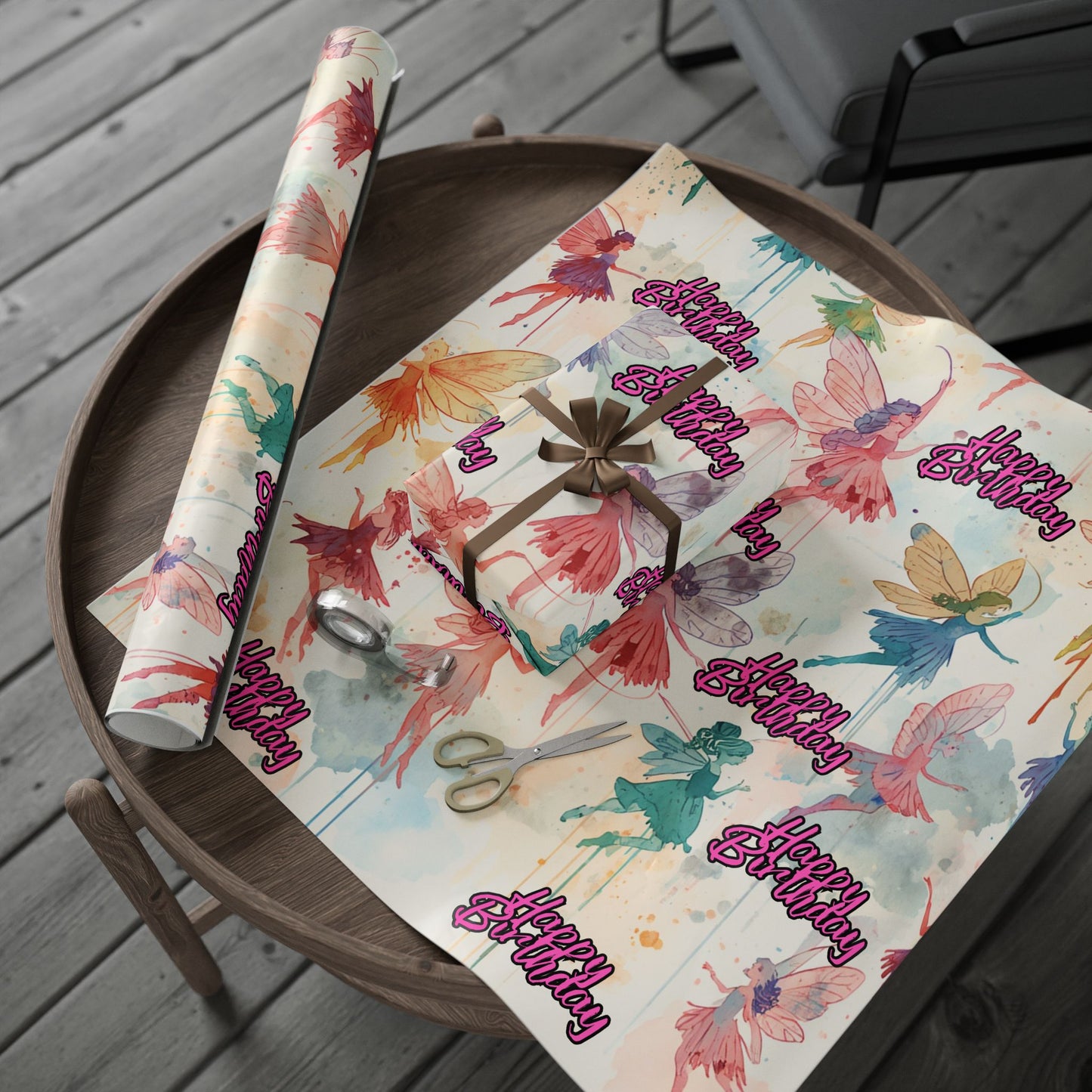 Happy Birthday Fairies - Wrapping Papers