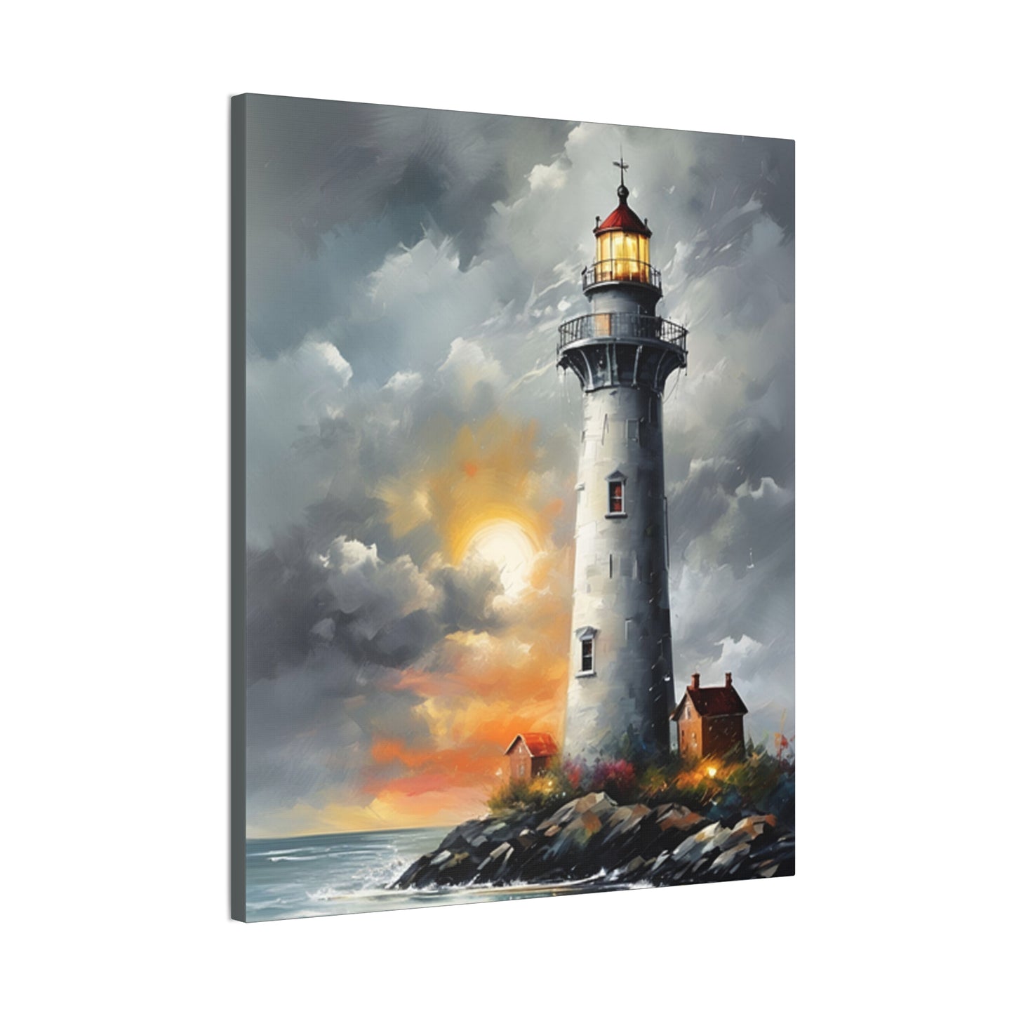 Light House - Canvas -Stretched, 0.75"