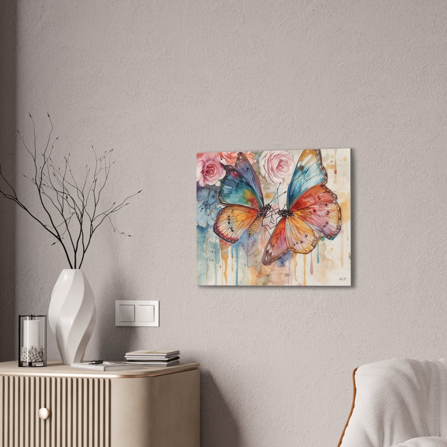 Butterflies - Canvas Stretched, 0.75" - 2026 Wall Art - Animals