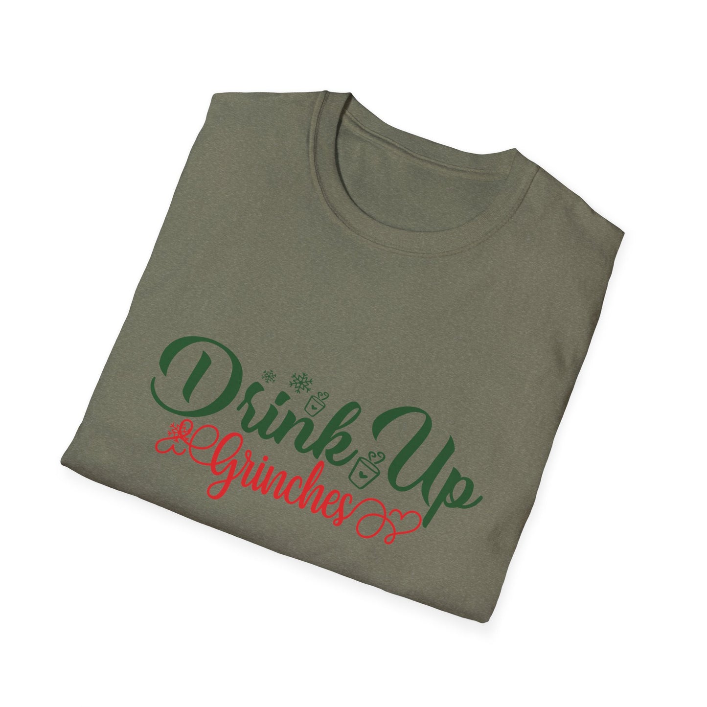 Drink Up -vUnisex Softstyle T-Shirt Christmas