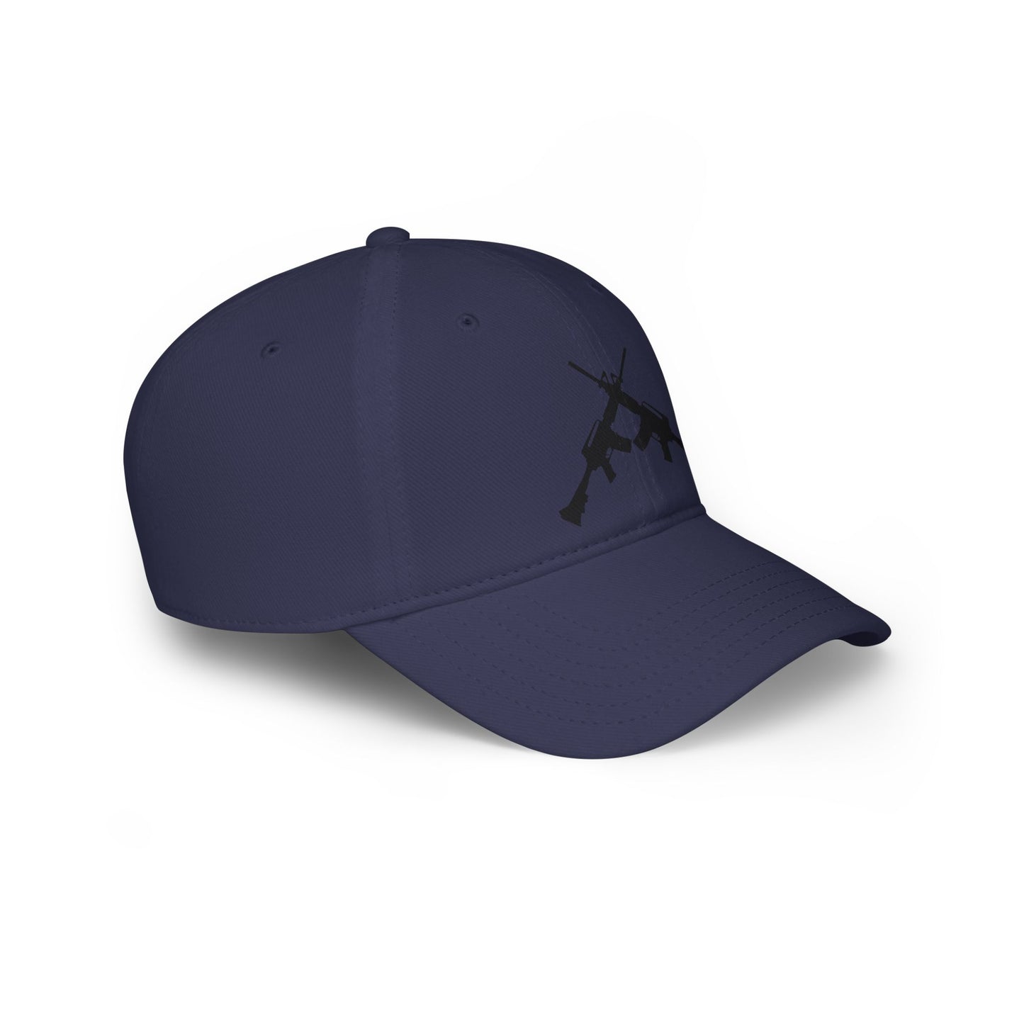 Crossed Guns - Low Profile Ball Cap - Military