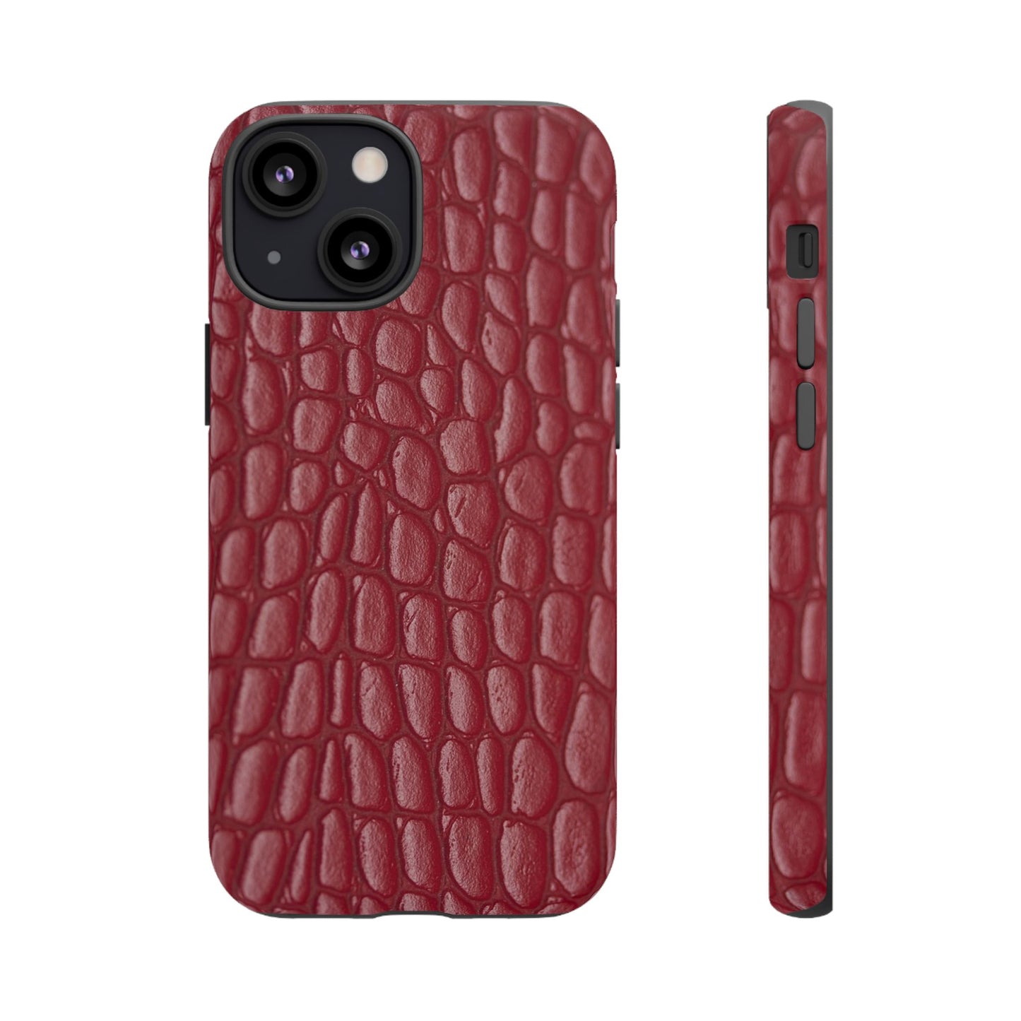 Red Leather - Tough Cases - Whimsical Phone Cases