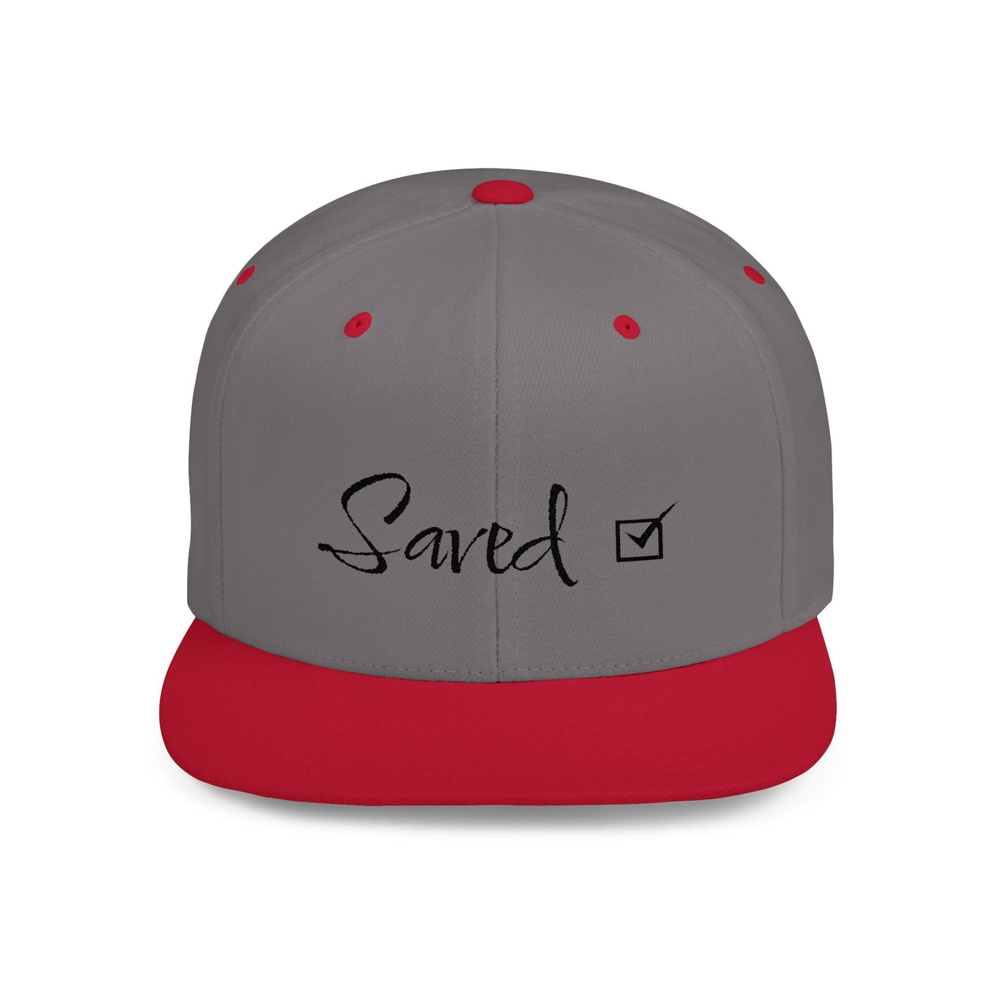 Saved - Black - Embroidered - Low Profile Baseball Cap - Easter - Mother's Day - Father's Day - Easter 1
