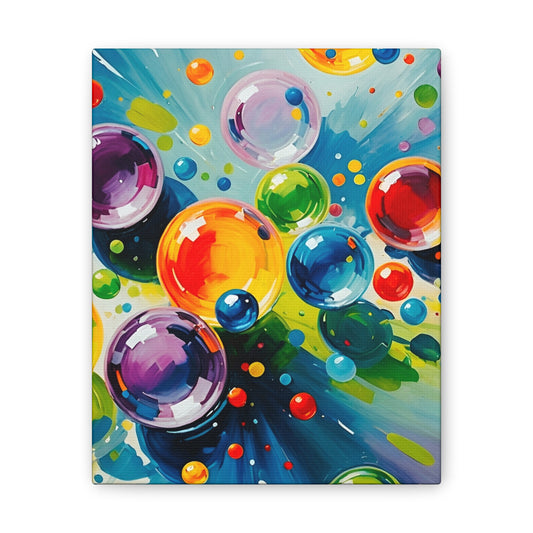 Colored Balls - Canvas Stretched, 0.75"