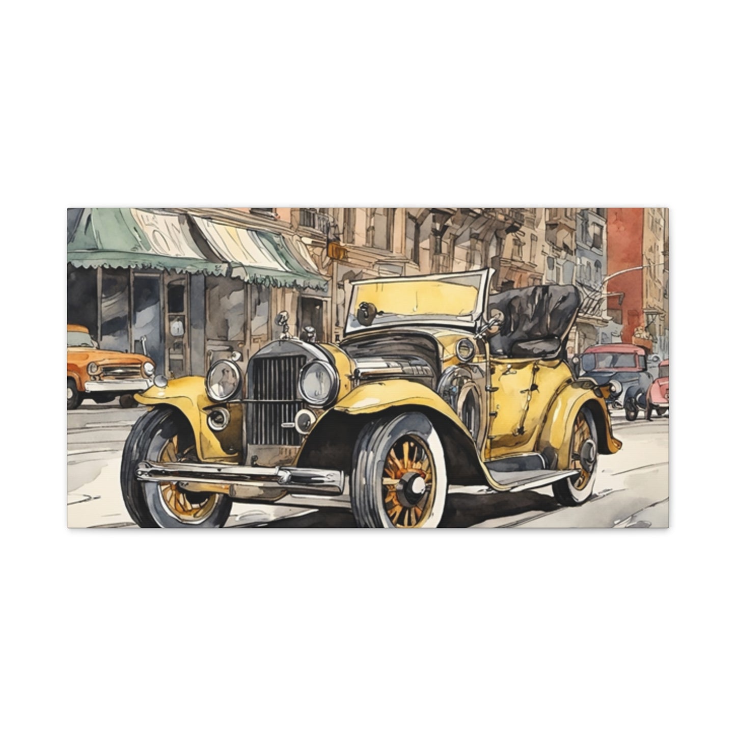 Antique Car - Canvas Stretched, 0.75" - Father's Day