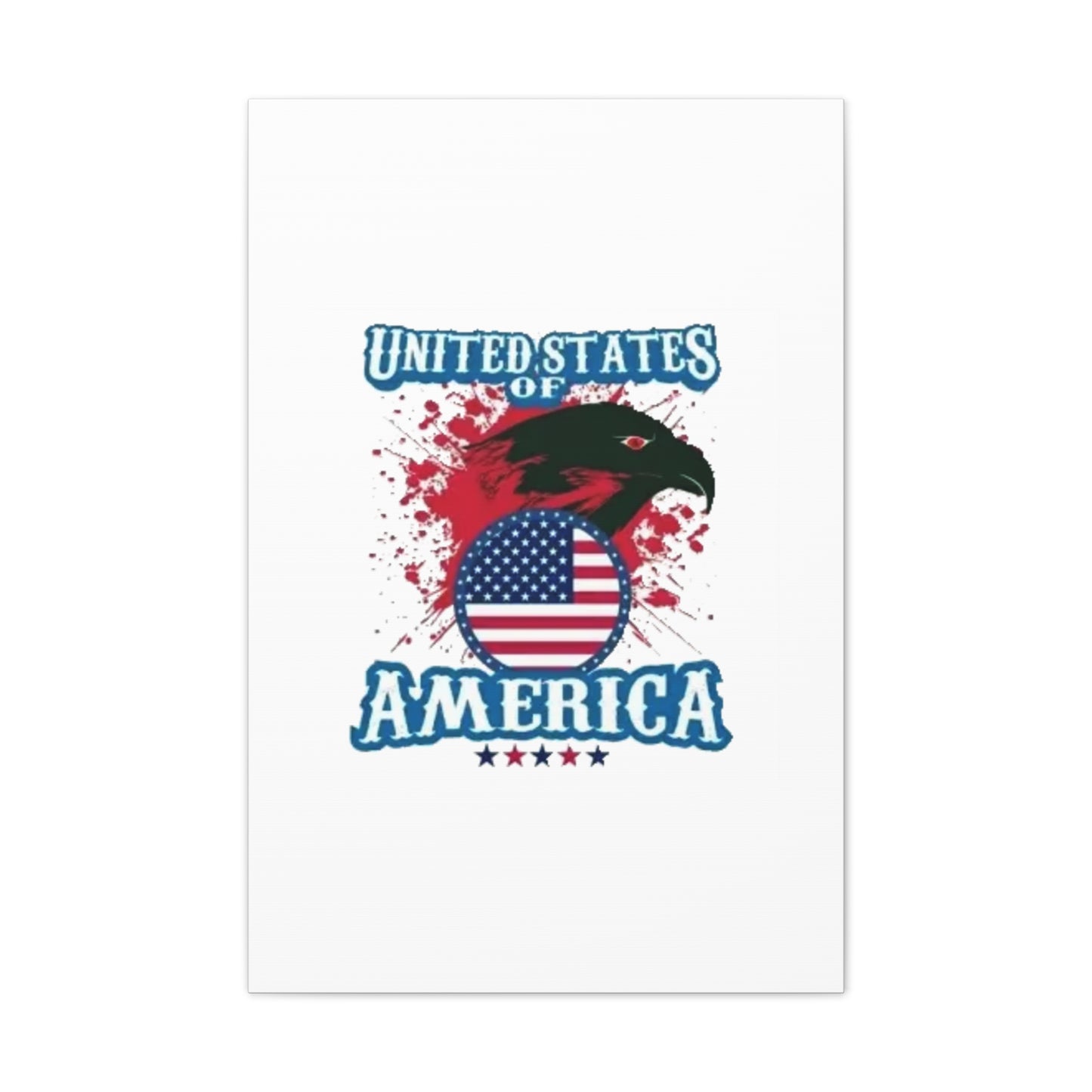 United States of America - Canvas Stretched, 0.75"