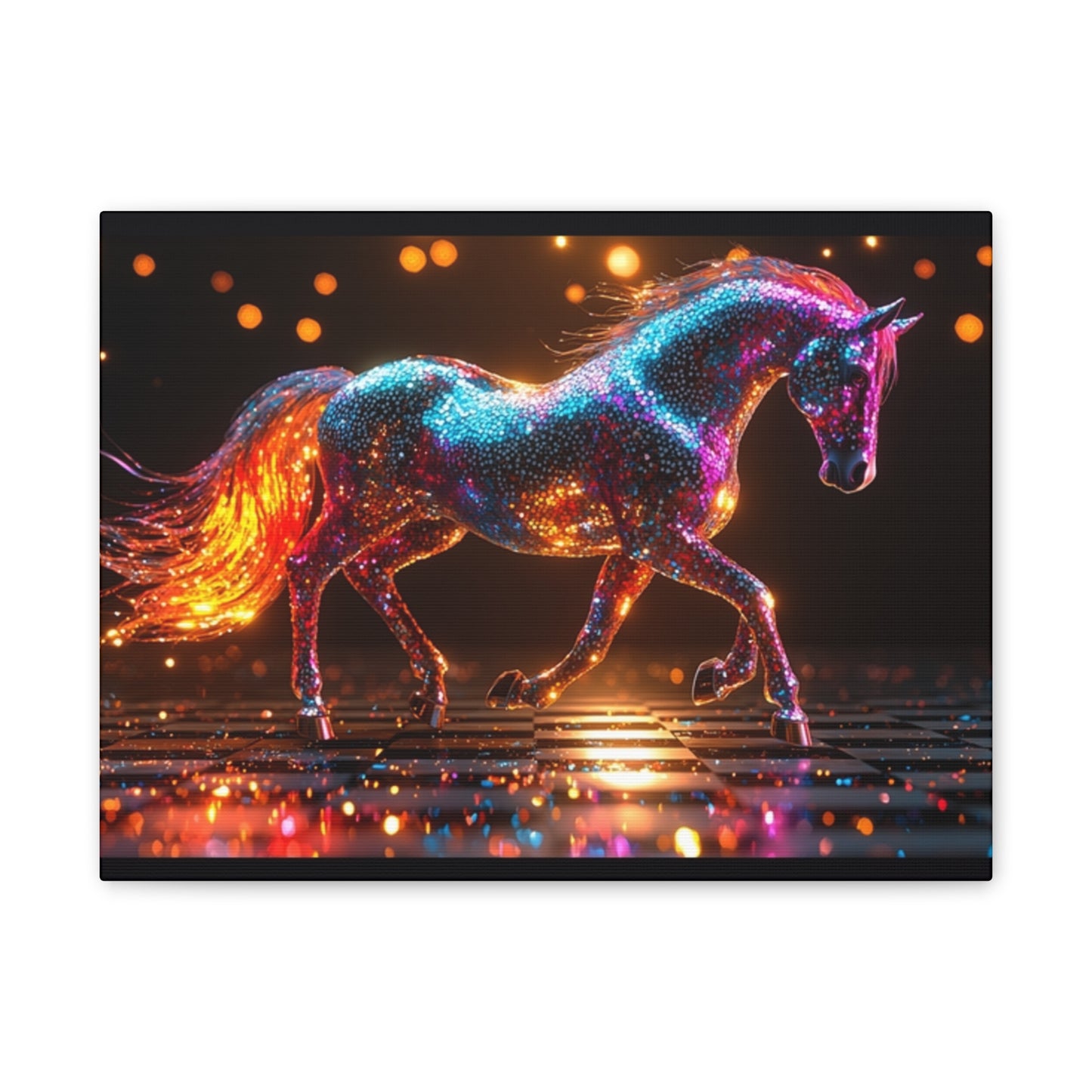 Bling Stallion - Canvas Stretched, 0.75"