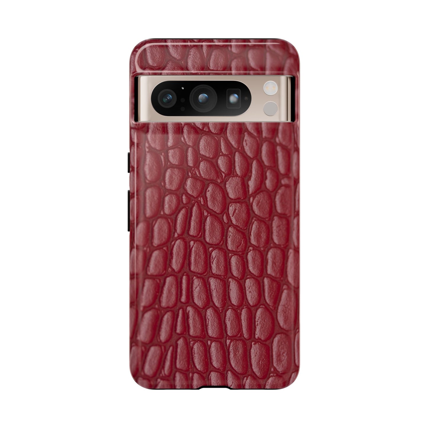 Red Leather - Tough Cases - Whimsical Phone Cases