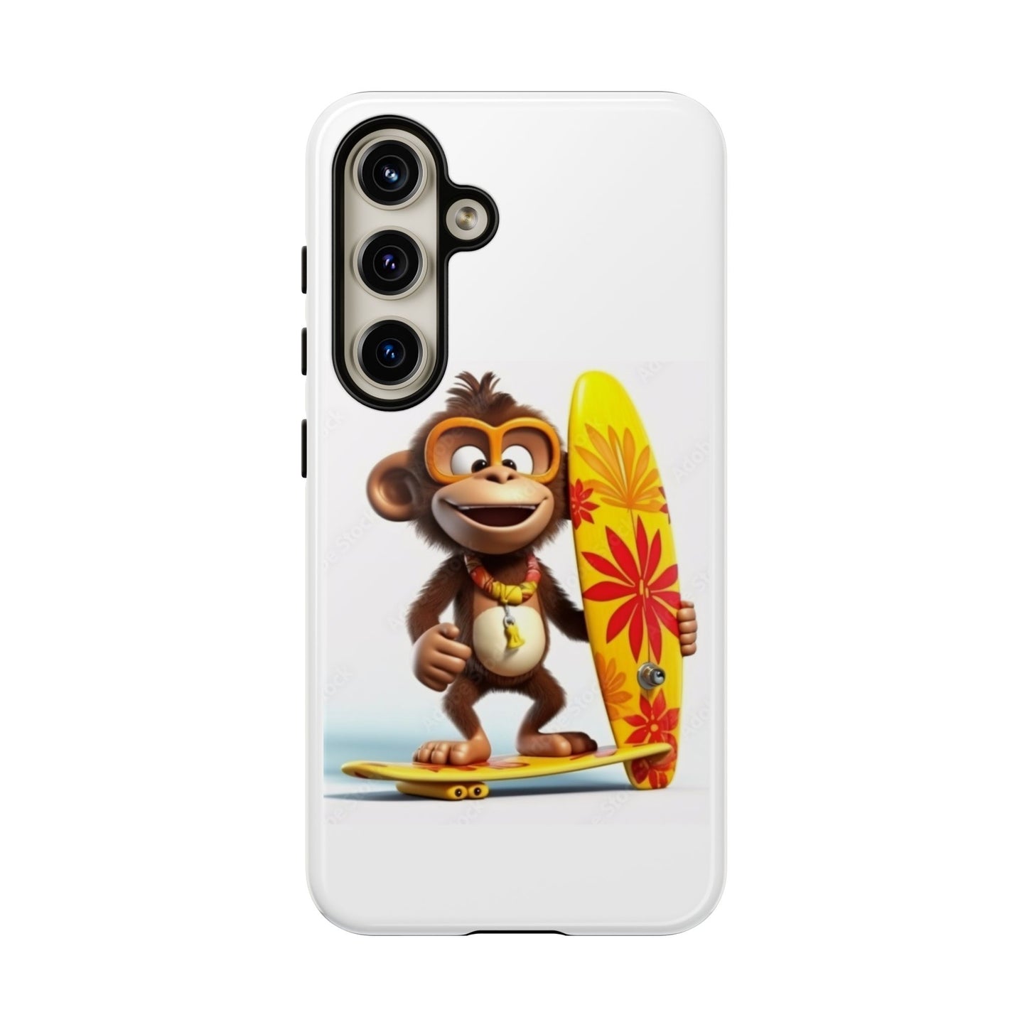 Surfer Monkey -Tough Whimsical Phone Cases