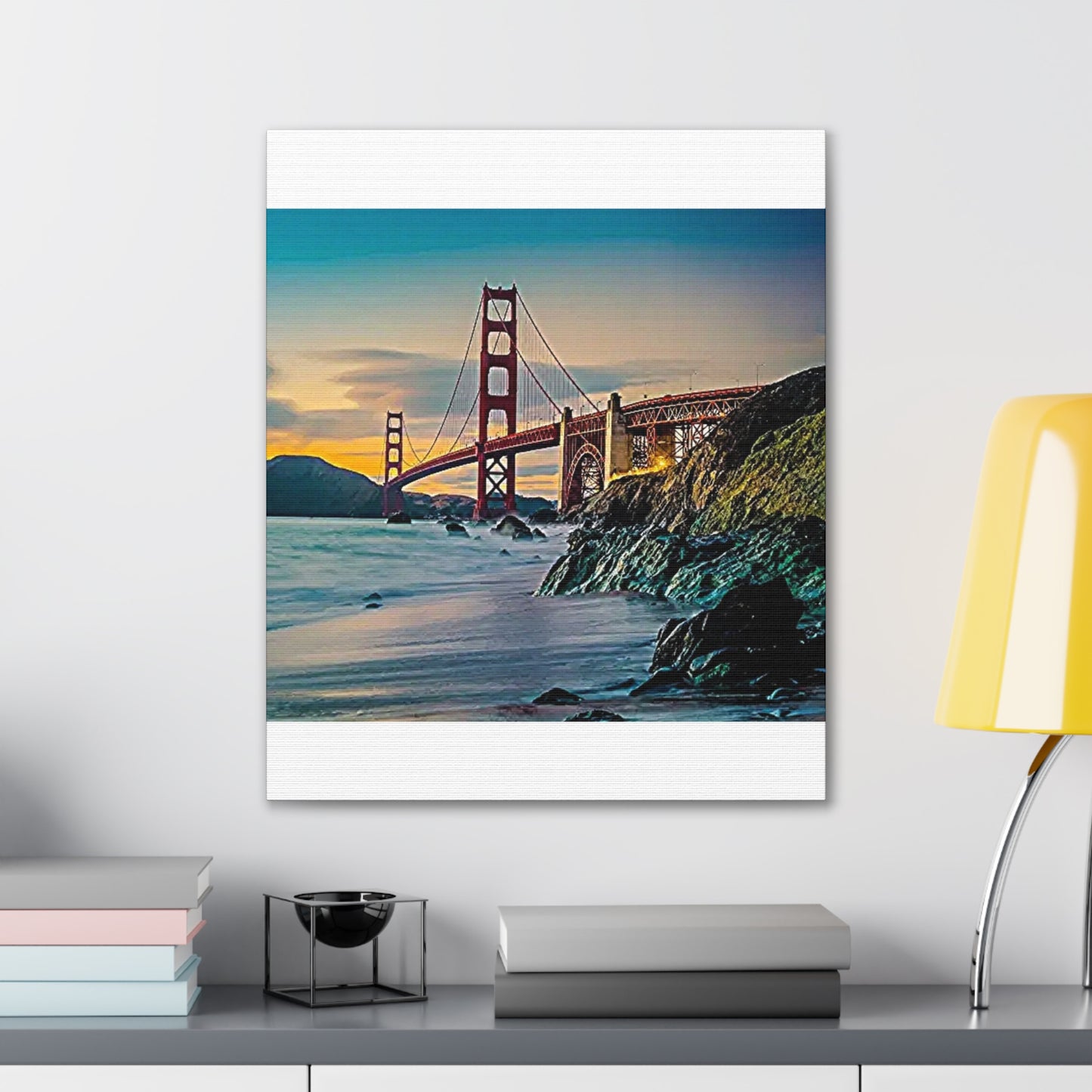 Golden Gate - Canvas Stretched, 0.75"