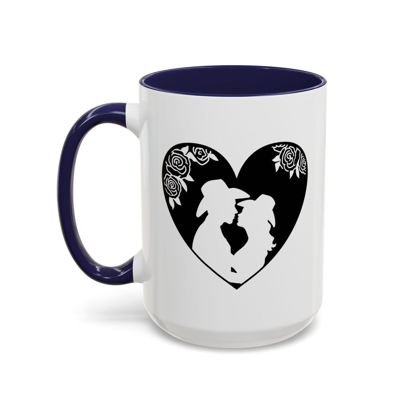 Cowboy Love - Accent Coffee Mug (11, 15oz) - Mother's Day