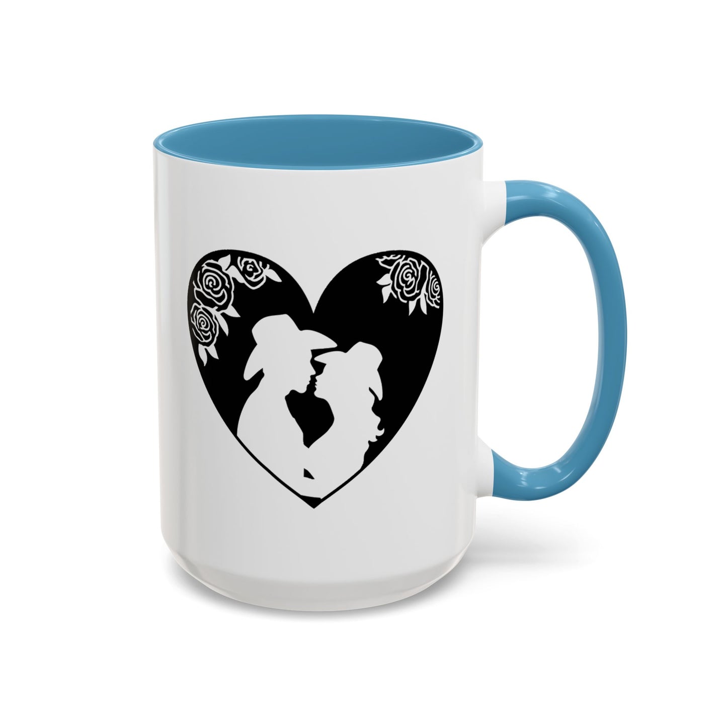 Cowboy Love - Accent Coffee Mug (11, 15oz) - Mother's Day