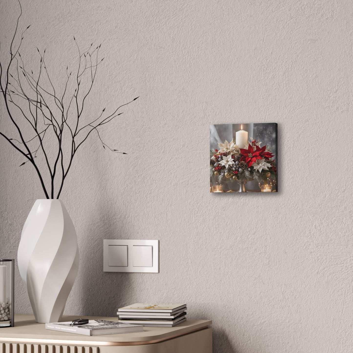 Christmas Candle -2026 Wall Art - Holidays