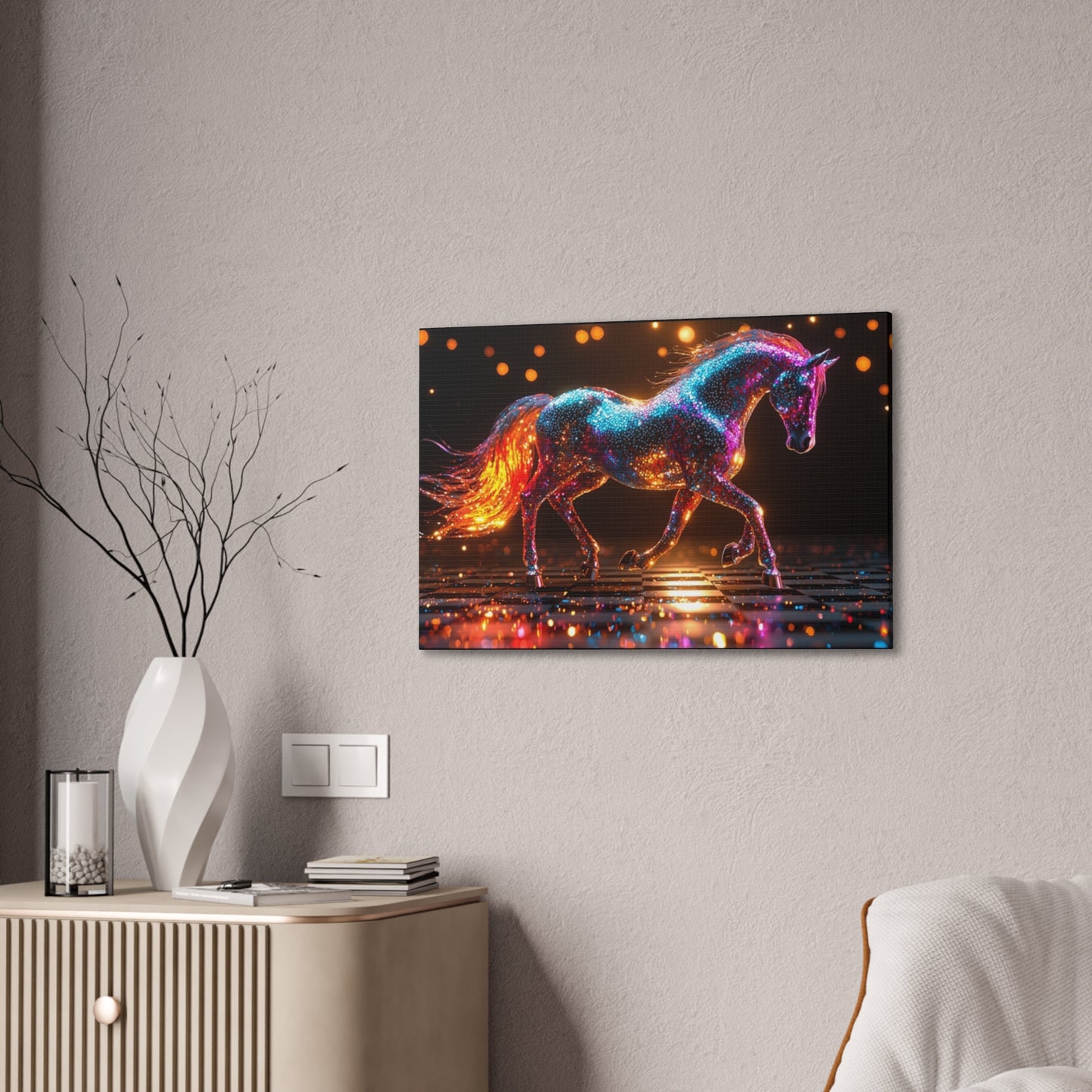 Bling Stallion - Canvas Stretched, 0.75"