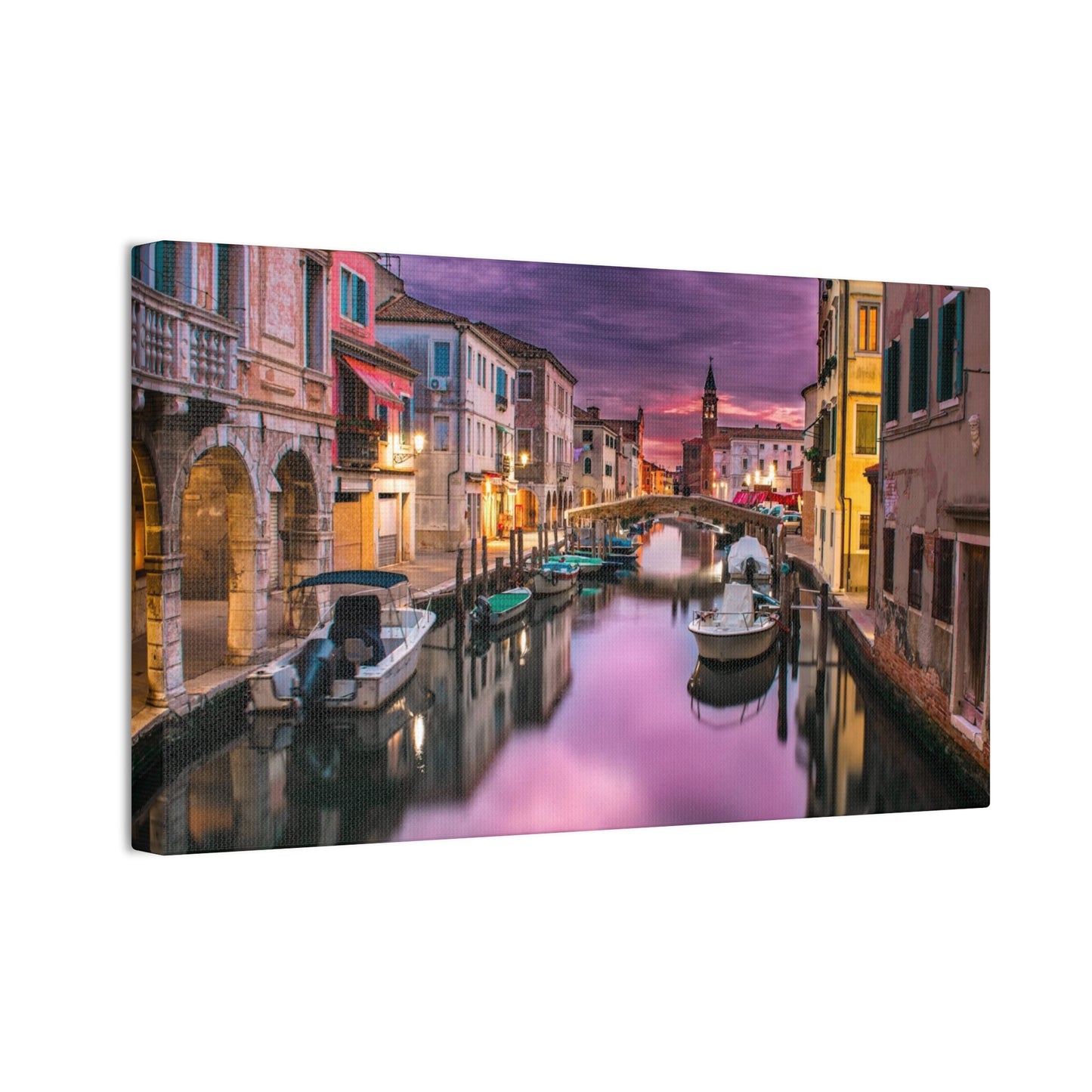 Venice Canal - Canvas Stretched, 0.75"