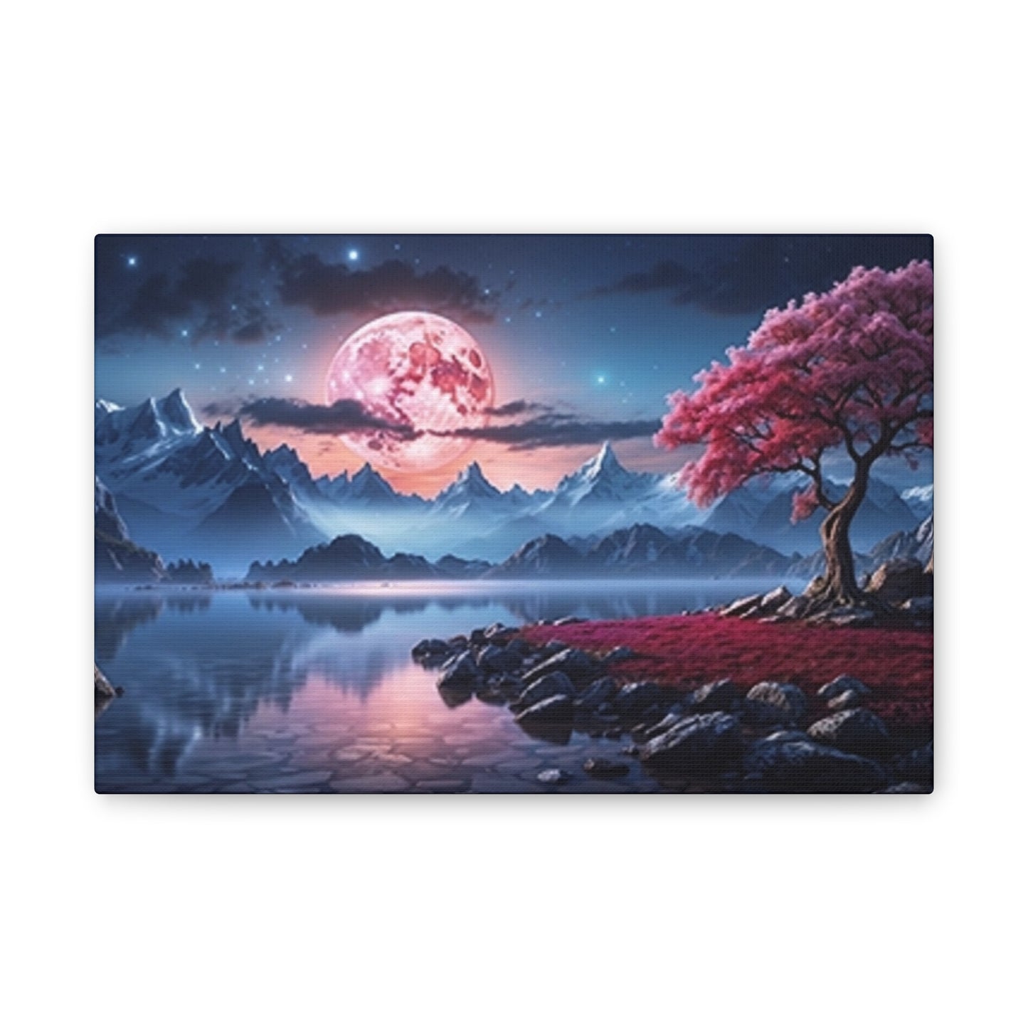 Moon Scape - Canvas Stretched, 0.75"