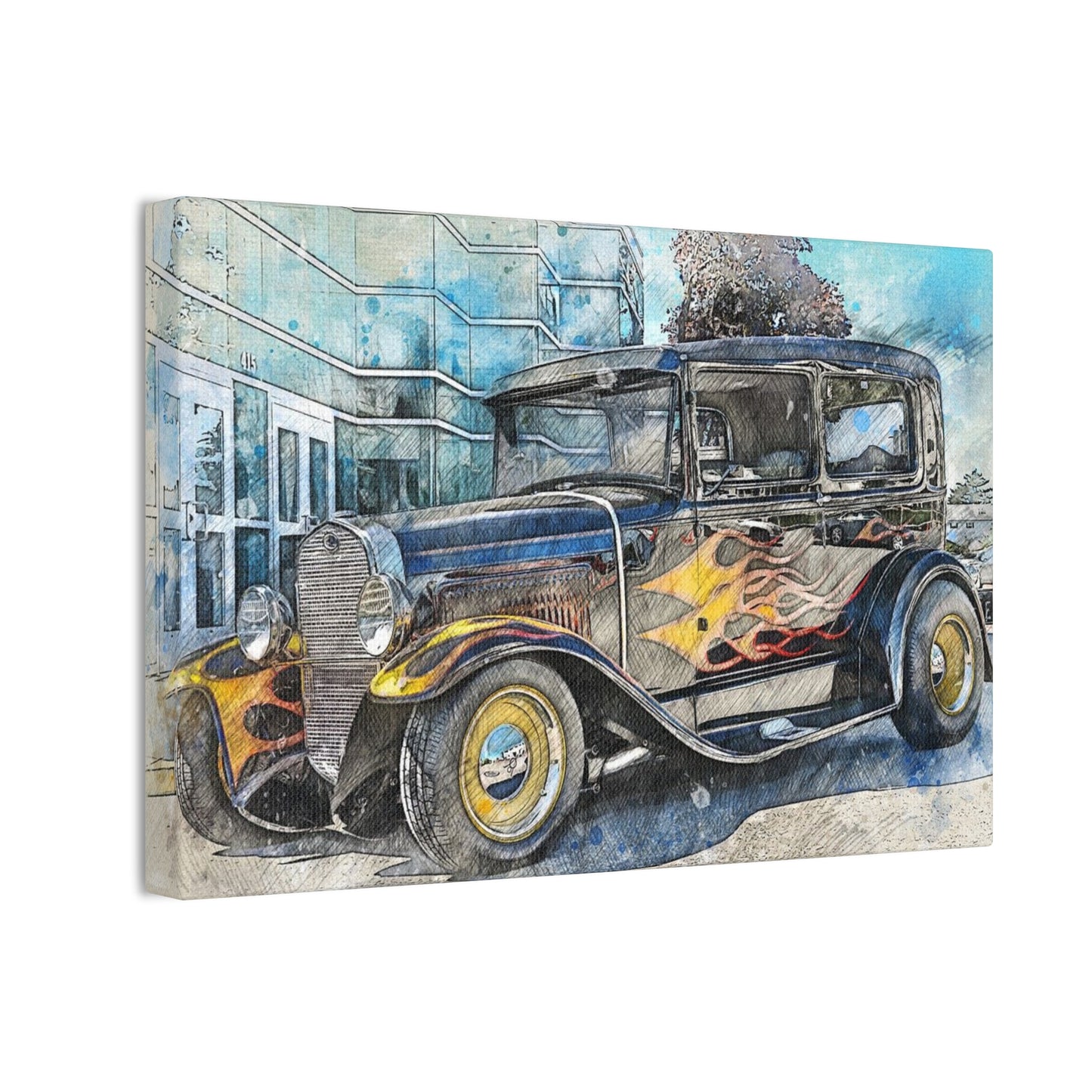 Coupe - Canvas Stretched, 0.75" - Father's Day