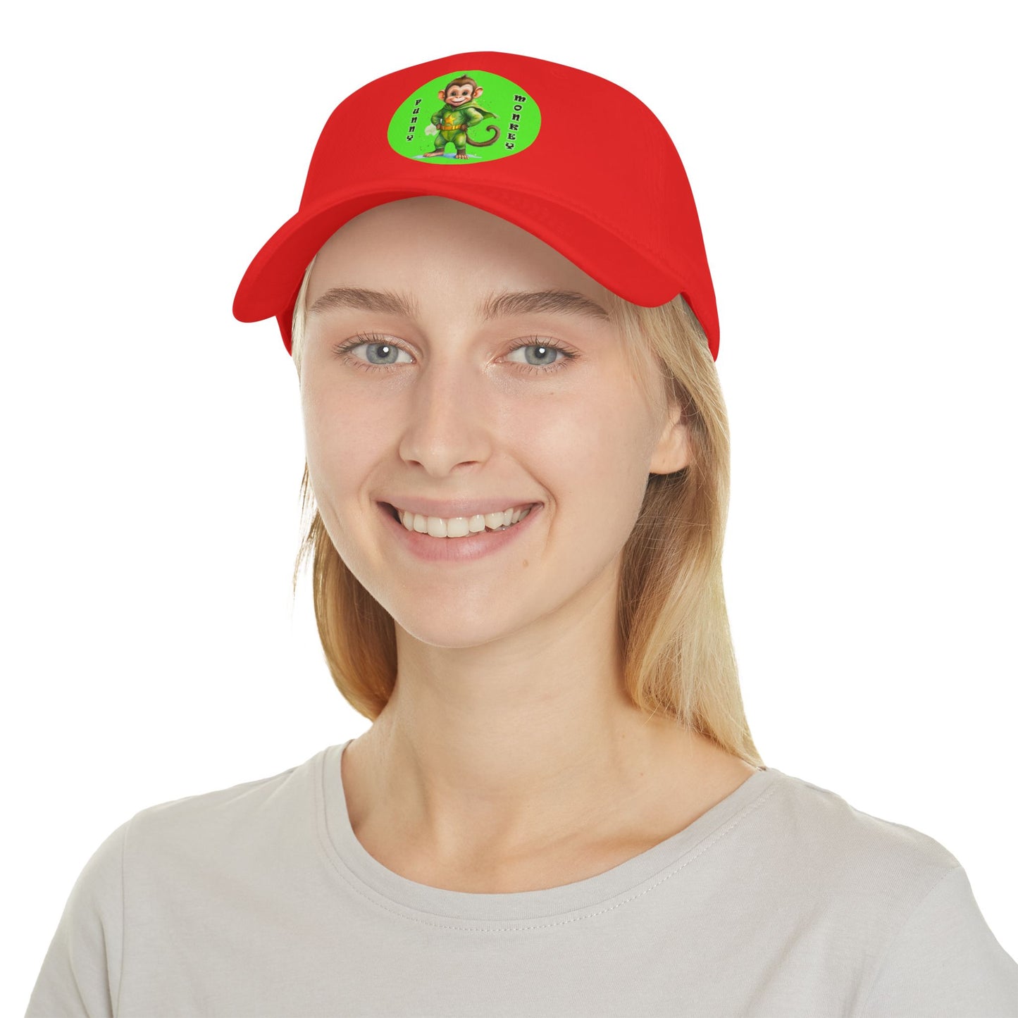 Funny Monkey - Low Profile Baseball Cap