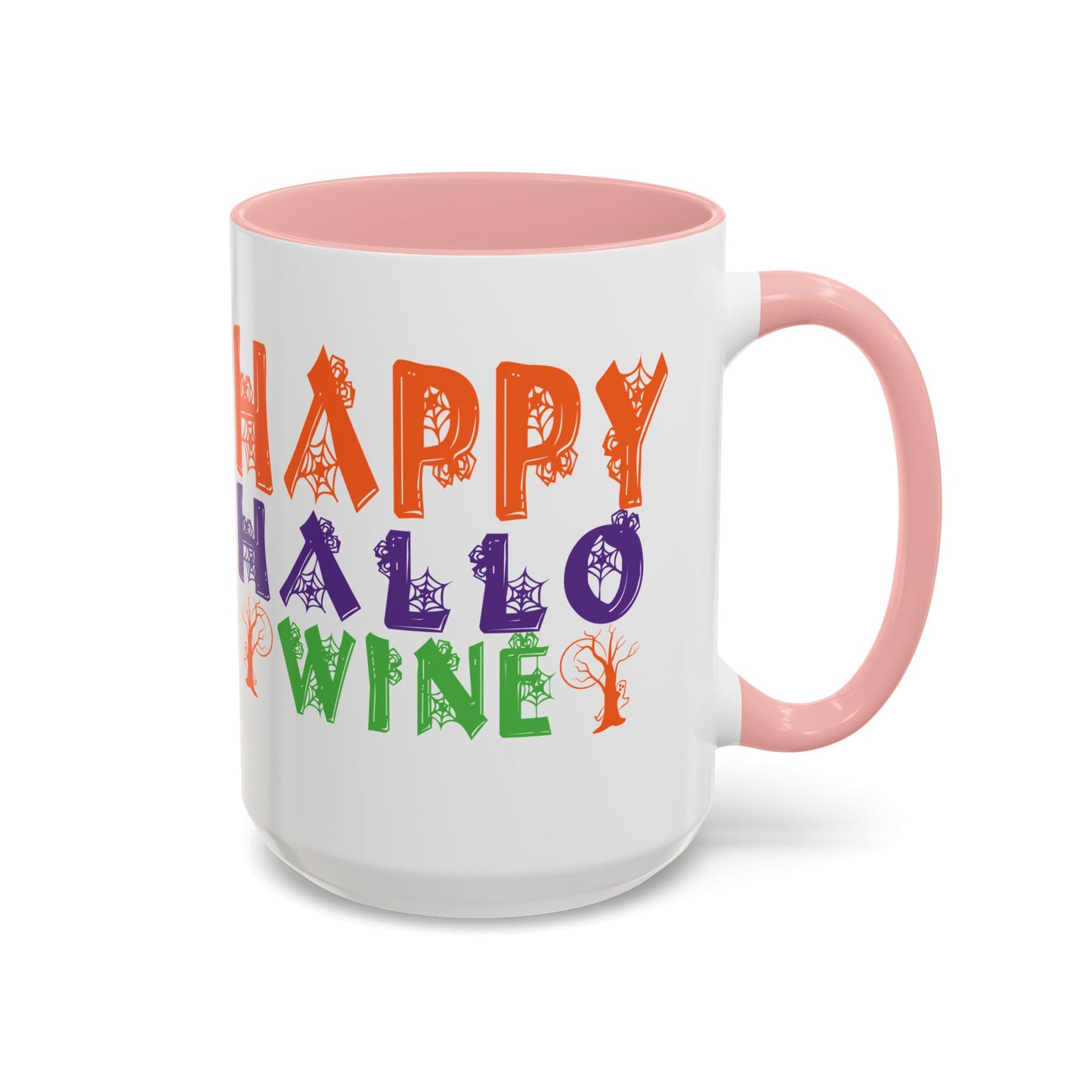 Happy Hallo Wine -Accent Coffee Mug (11, 15oz) - Halloween