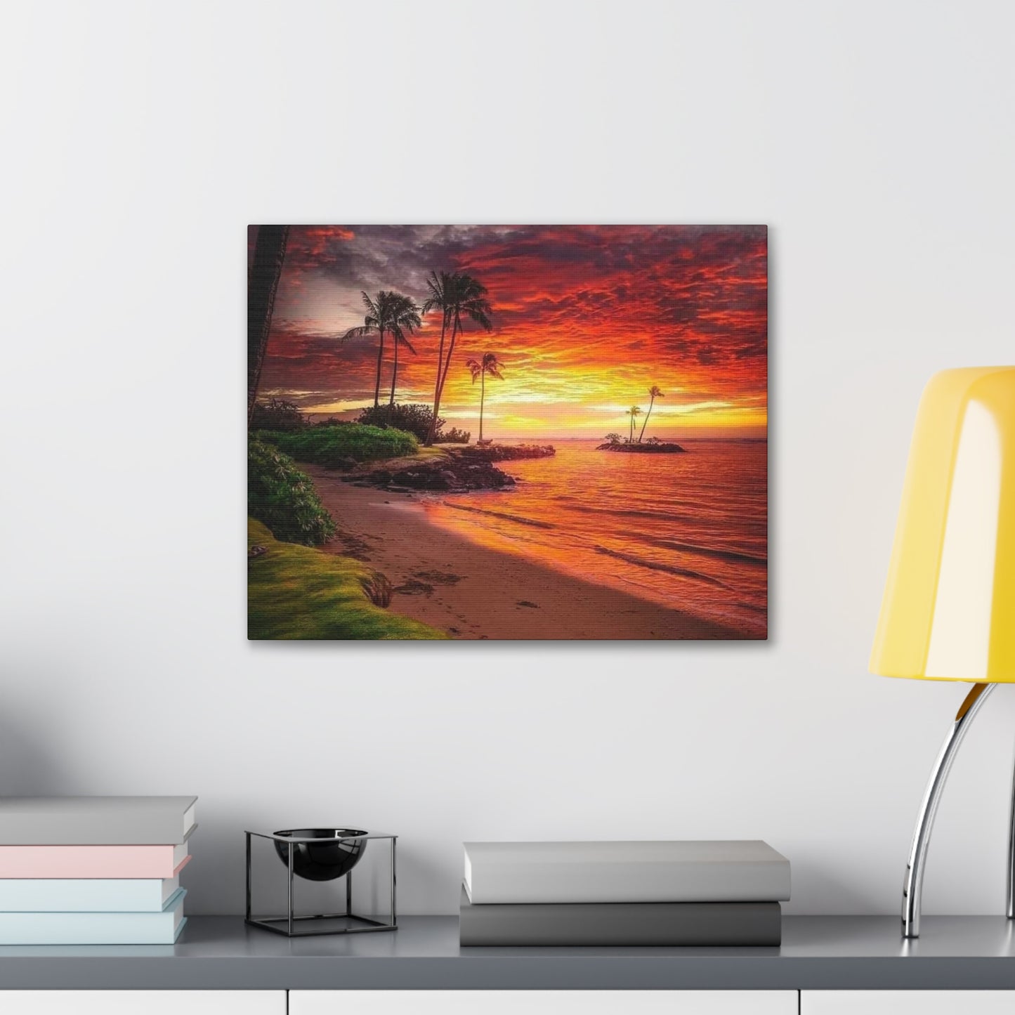 Sunset Island - Canvas Stretched, 0.75"