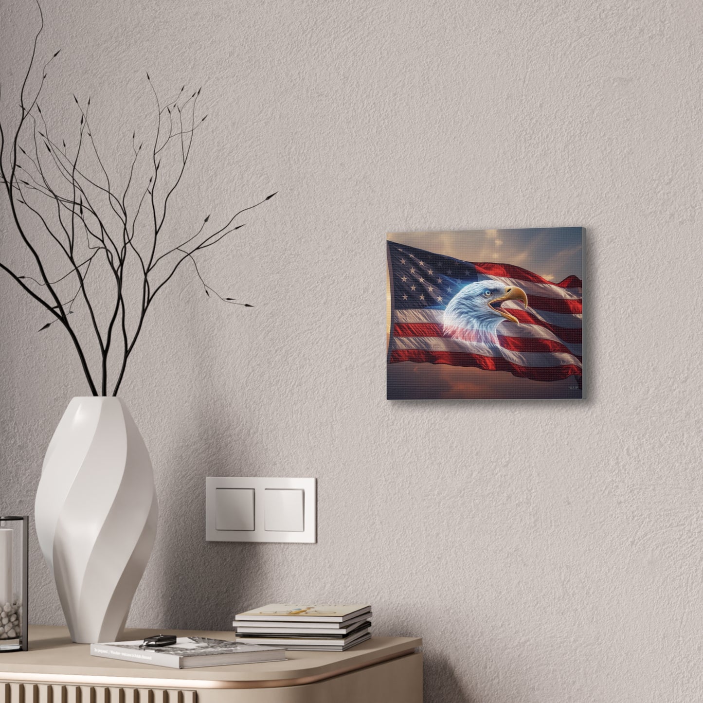 America - Canvas Stretched, 0.75" - 2026 Wall Art - Americana