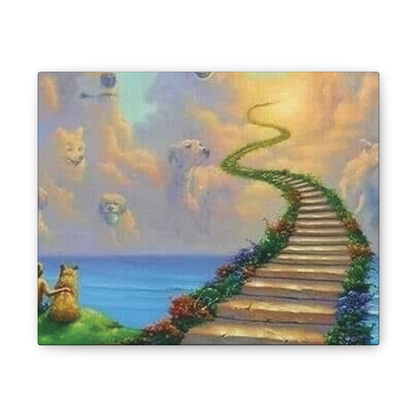 All Dogs Go to Heaven - Canvas Stretched, 0.75"