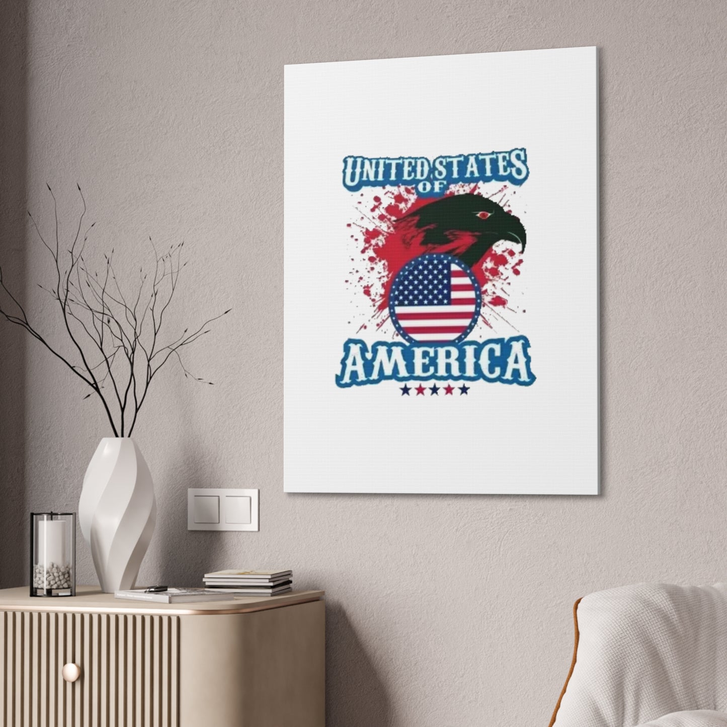 United States of America - Canvas Stretched, 0.75"