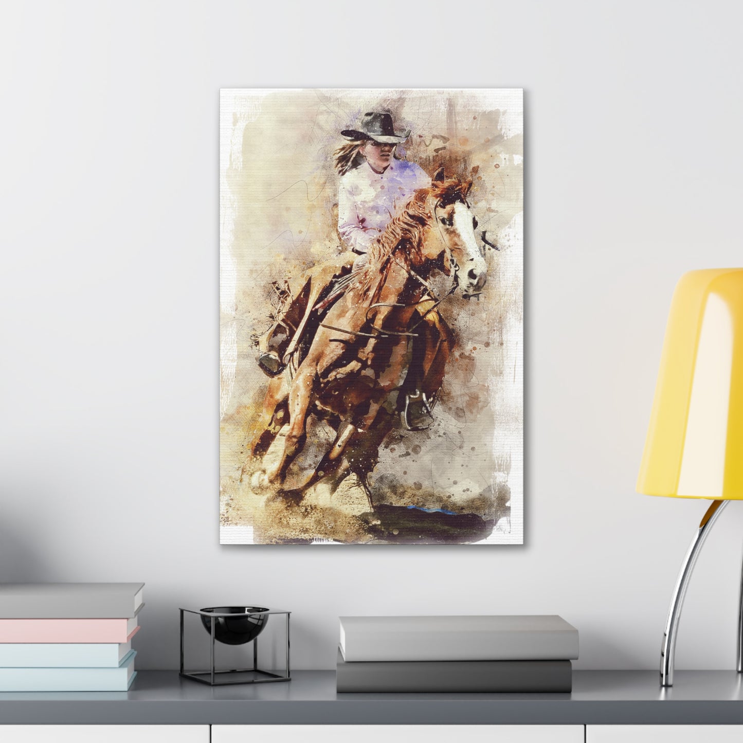 Barrel Racer - Canvas Stretched, 0.75" - Mother's Day