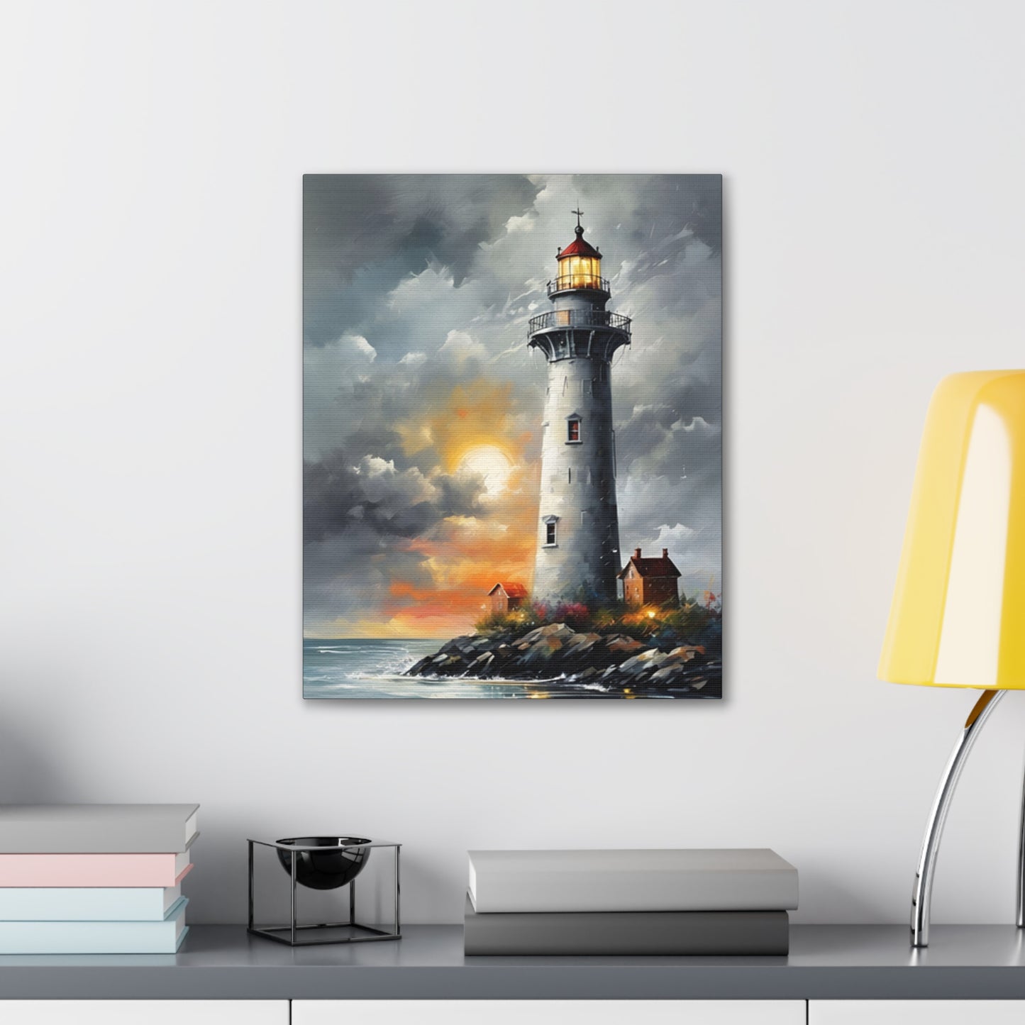 Light House - Canvas -Stretched, 0.75"