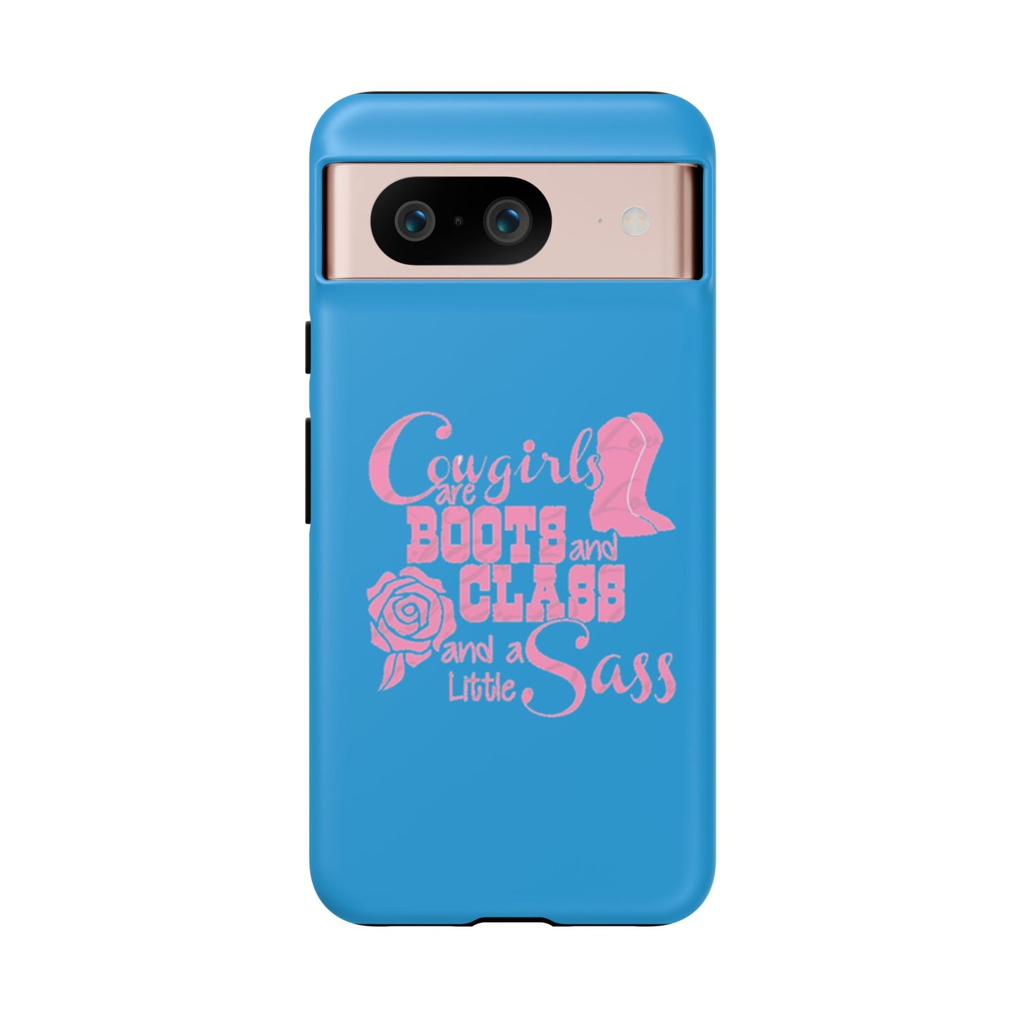 CowGirls are Boots -Tough Whimsical Phone Cases