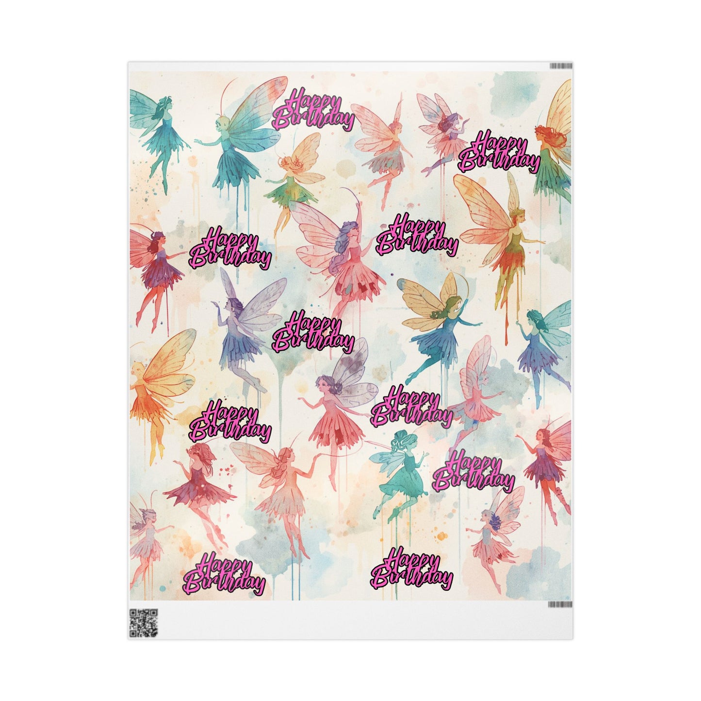 Happy Birthday Fairies - Wrapping Papers